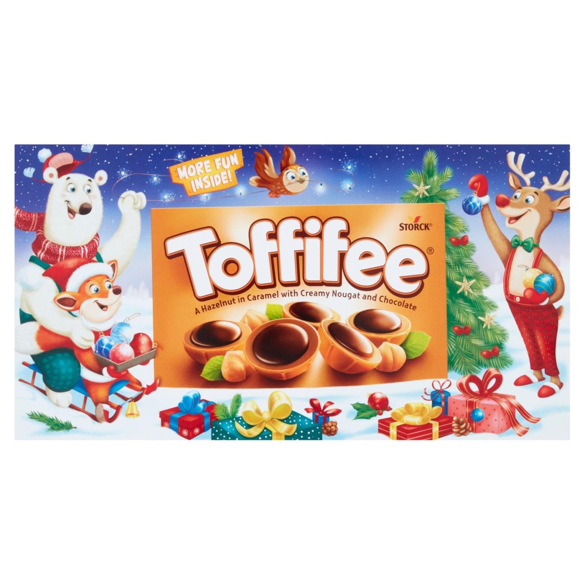 Toffifee Christmas Chewy Nougat Caramel Cups with Hazelnut & Smooth Chocolate 1
