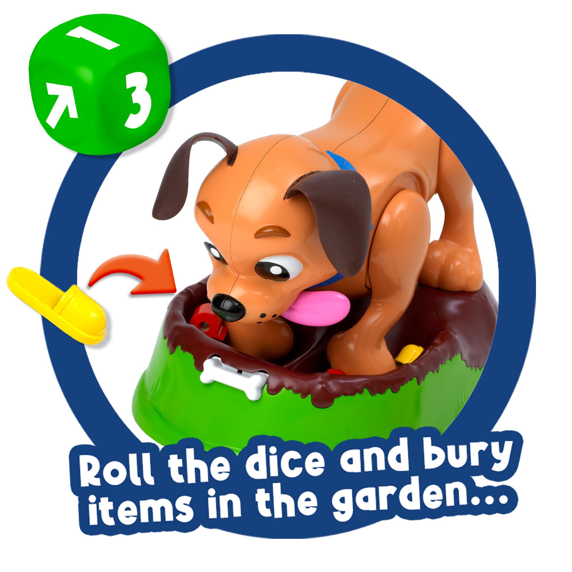 Ideal Diggy The Dog: Hide and Seek Family Board Game 3