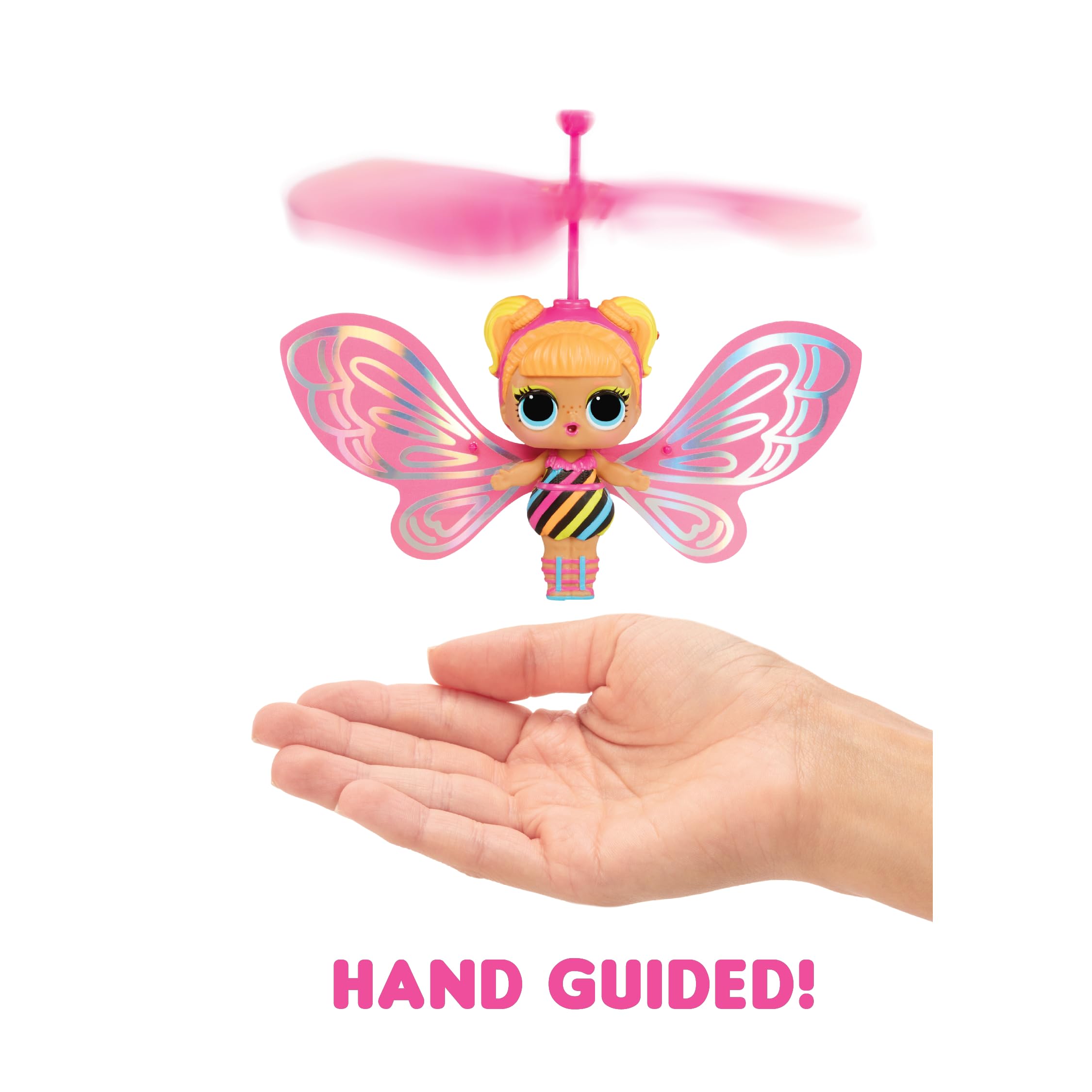 LOL Überraschung! Magische Flugpuppe – Flutter Star – Interaktives Flugspielzeug für Kinder 3