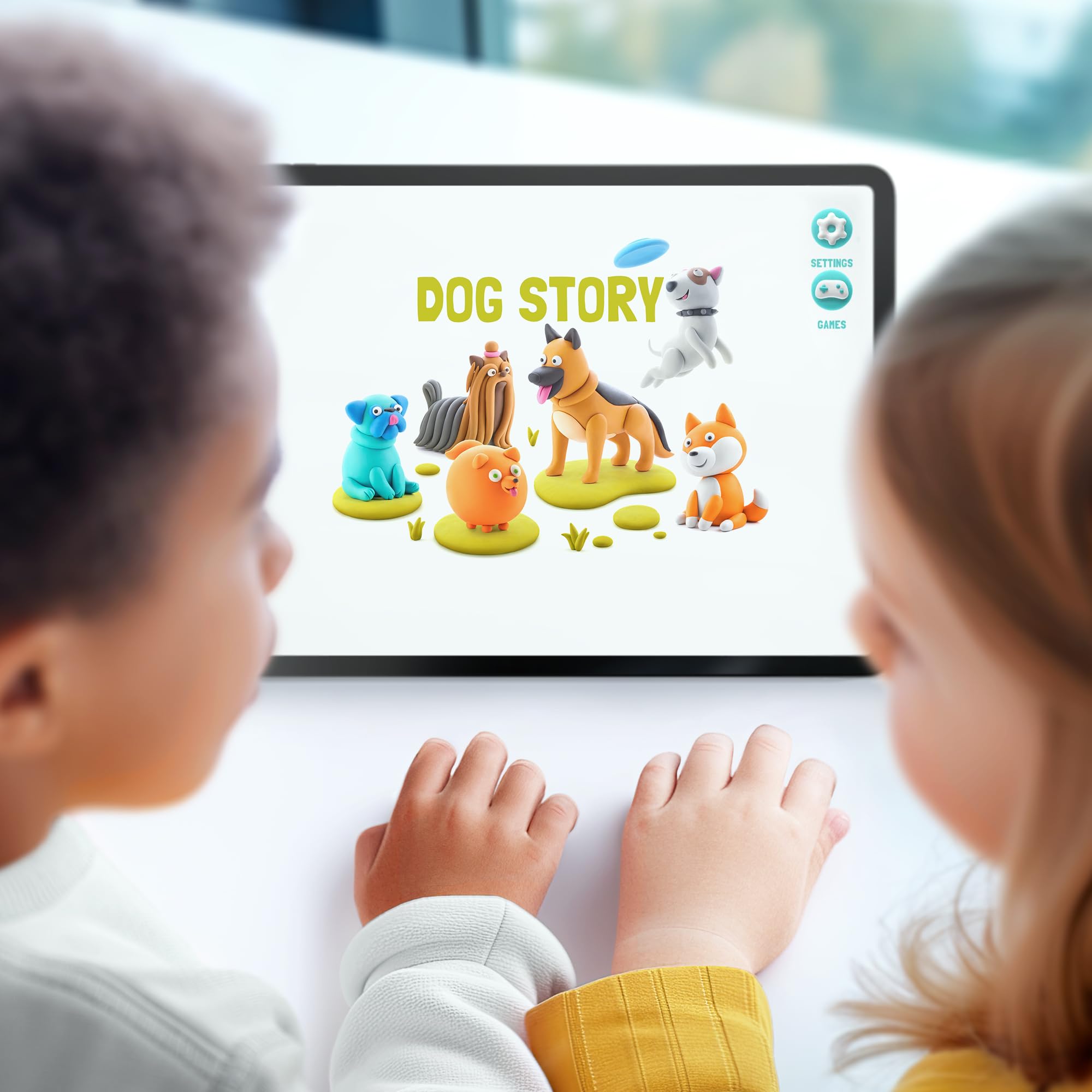 Hey Clay Dog Story - Air-Dry Modeling Clay for Kids with Interactive App - Ages 3+ 13