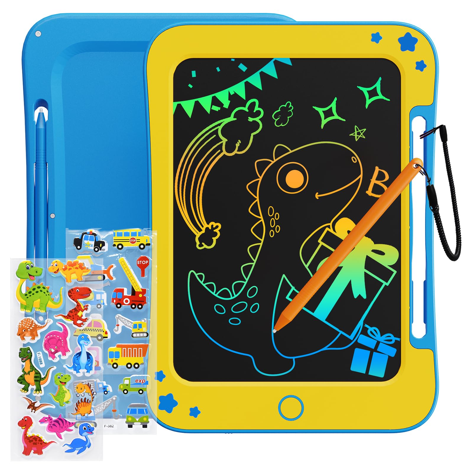 TEKFUN LCD Writing Tablet for Kids - 8.5 Inch Doodle & Draw Board for 3-8 Year Olds
