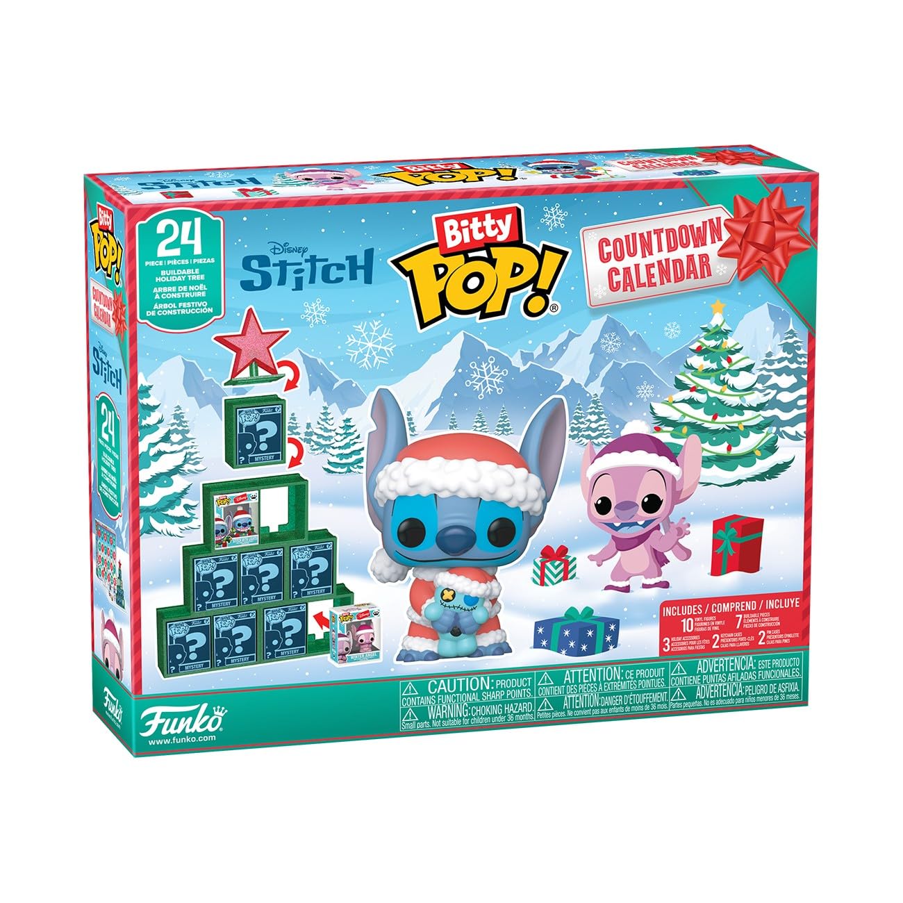 Funko Bitty Pop! Countdown Calendar: Stitch Holiday - Lilo and Stitch Advent Calendar 1