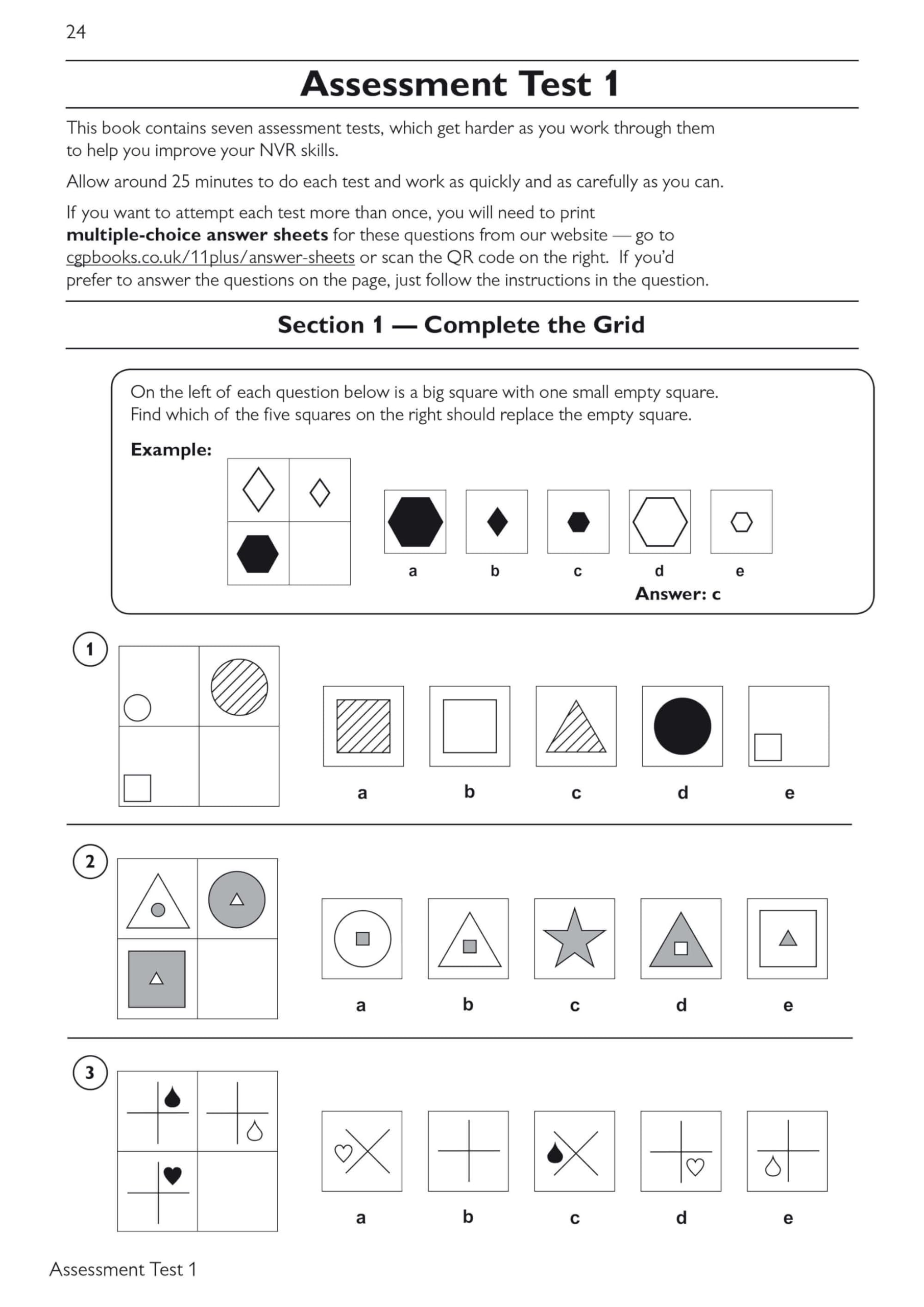 CGP 11+ GL Non-Verbal Reasoning Practice Book & Assessment Tests - Ages 9-10 | Includes Online Edition 4