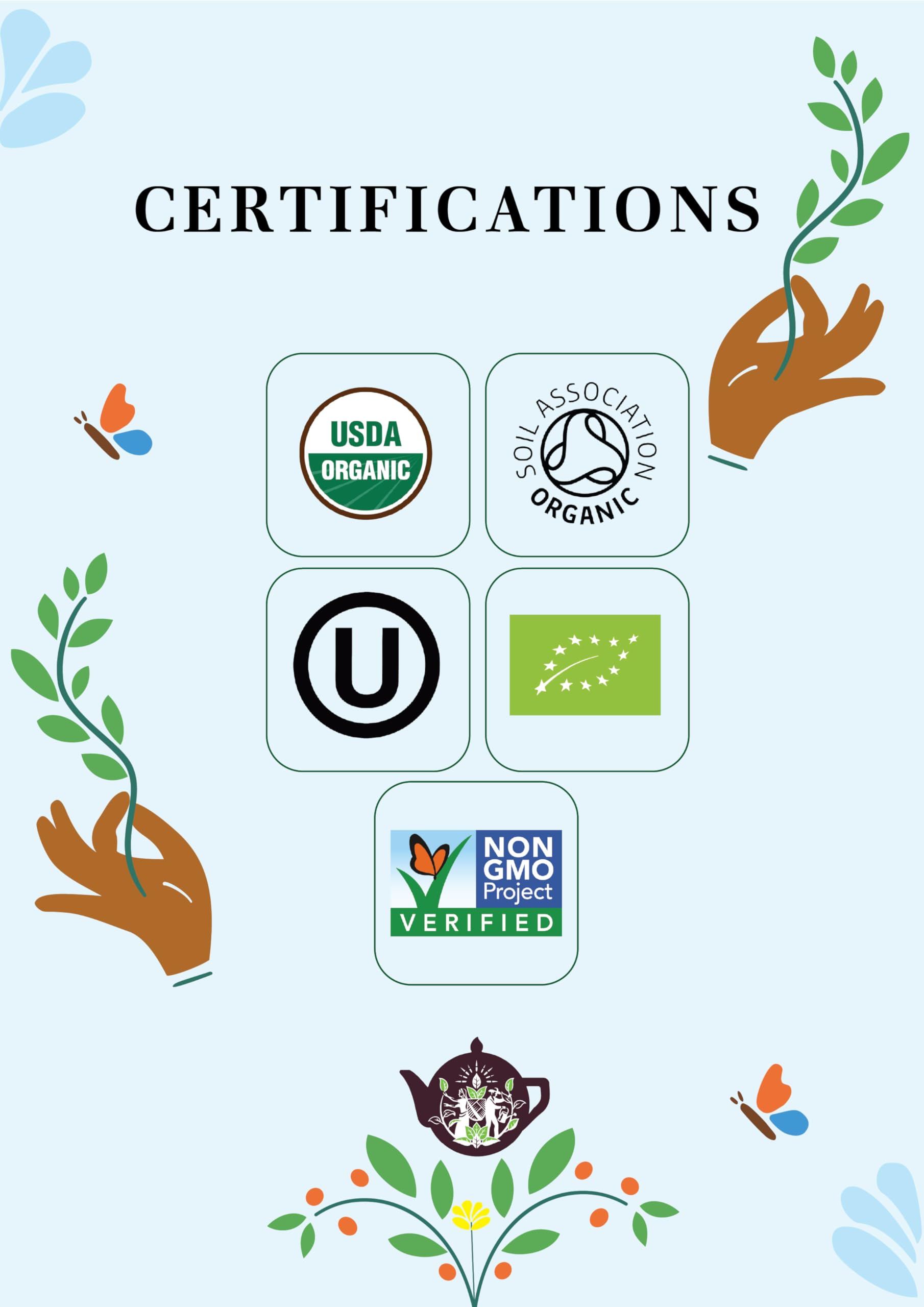 English Tea Shop Organic Sleepy Me - 20 Paper Tea Bag Sachets, 30 g 5