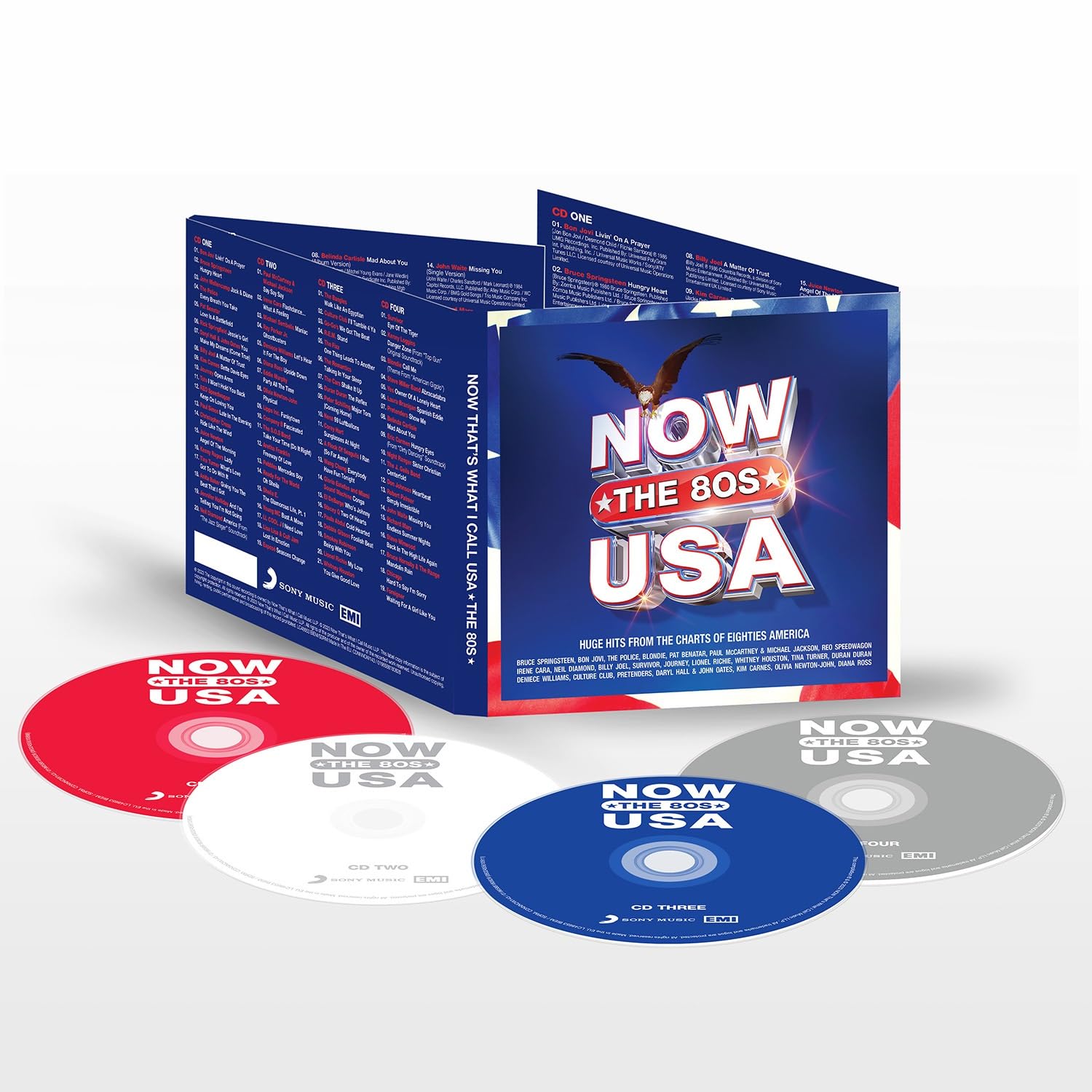 NOW That’s What I Call USA: The 80s - 4CD Compilation 3