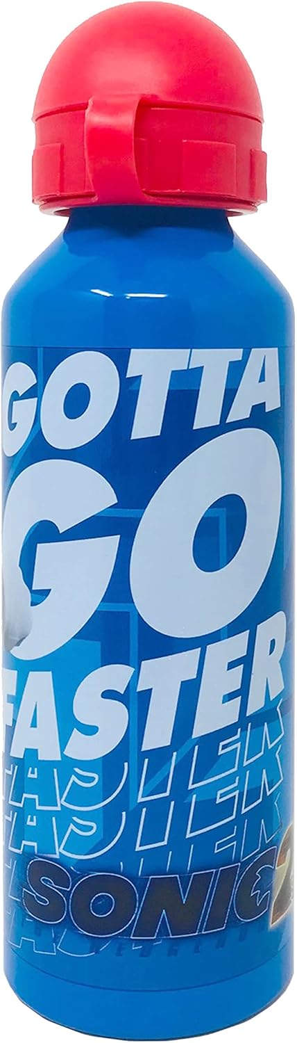 GIOVAS Sonic The Hedgehog Kids Aluminum Water Bottle 520ml