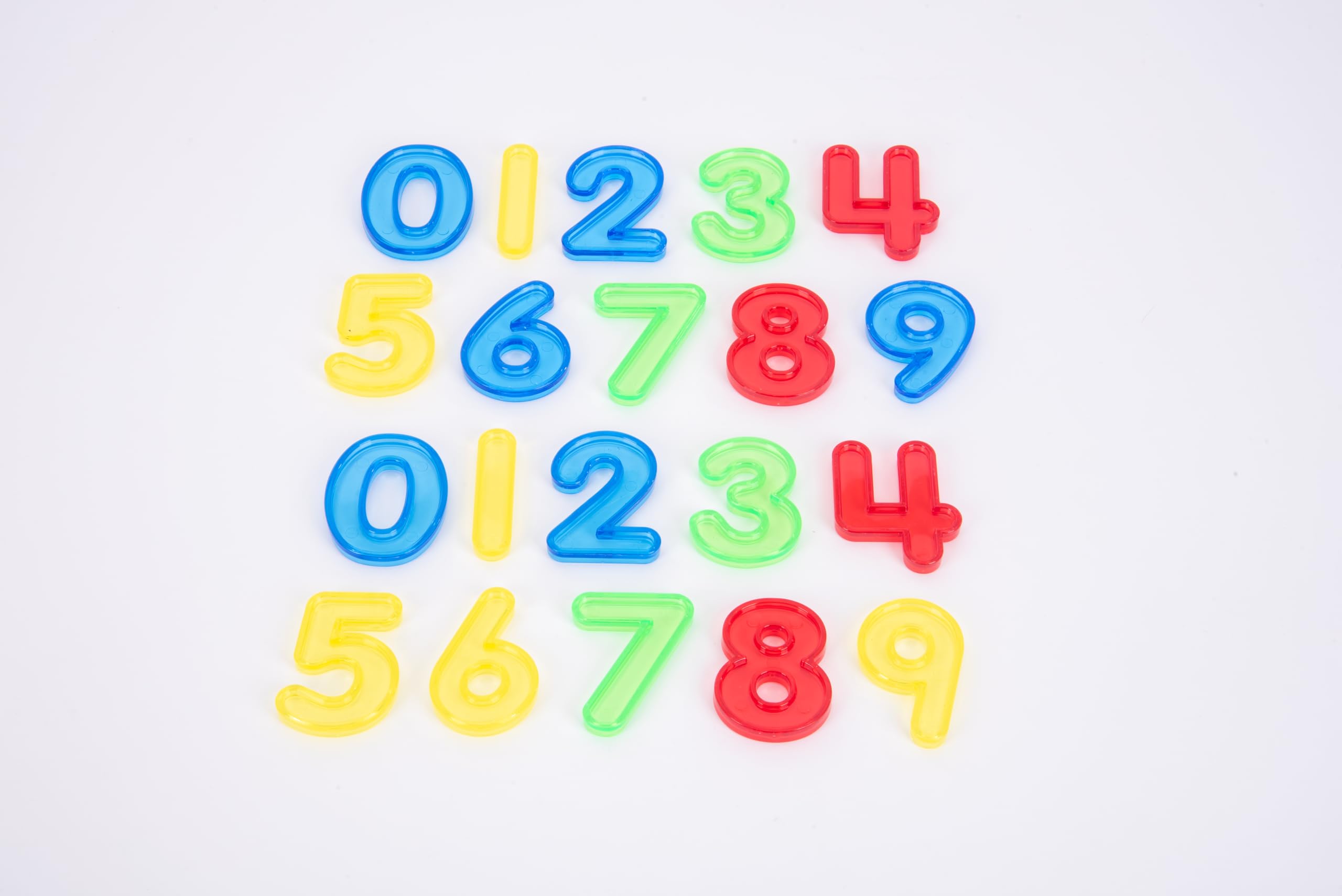 tickit 73141 Translucent Numbers - Colourful Acrylic Set for Light Box & Sensory Play | Ages 3+