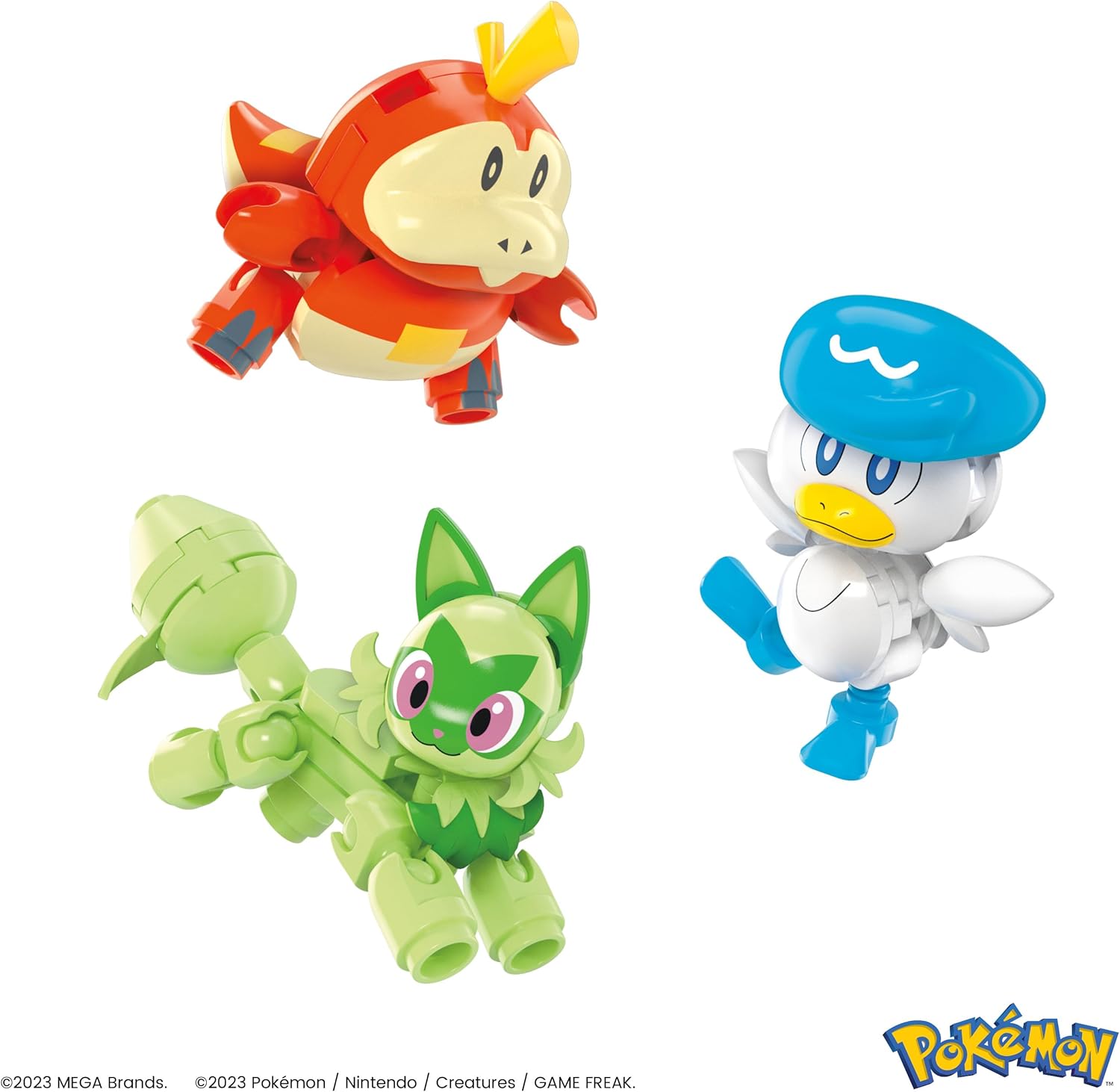 MEGA Pokémon Action Figure Building Set - 79-Piece Playset with Pikachu & Paldea Partners 2