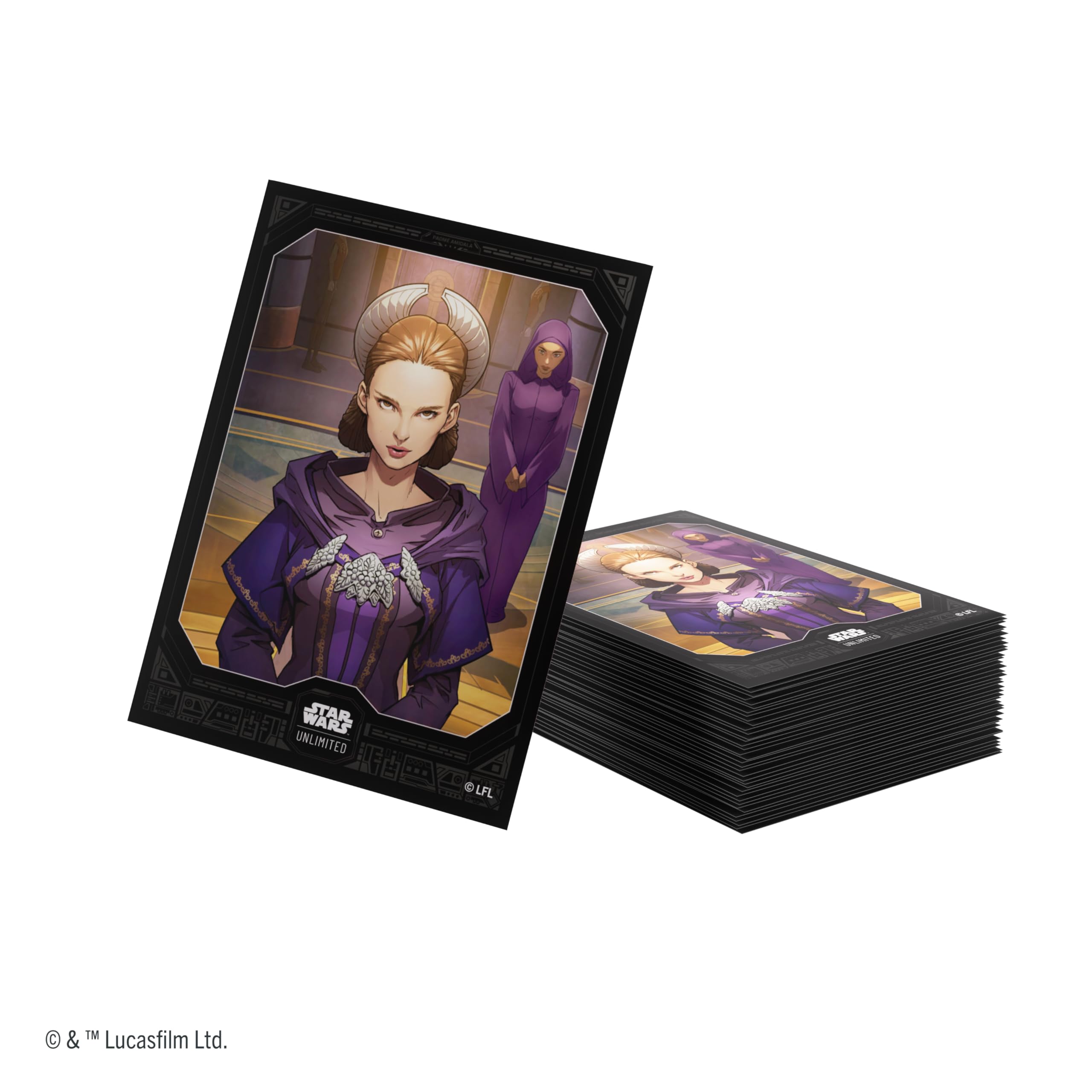 Gamegenic Star Wars: Unlimited Premium Art Sleeves - Padme Amidala | 62 Count | 66x92mm 2
