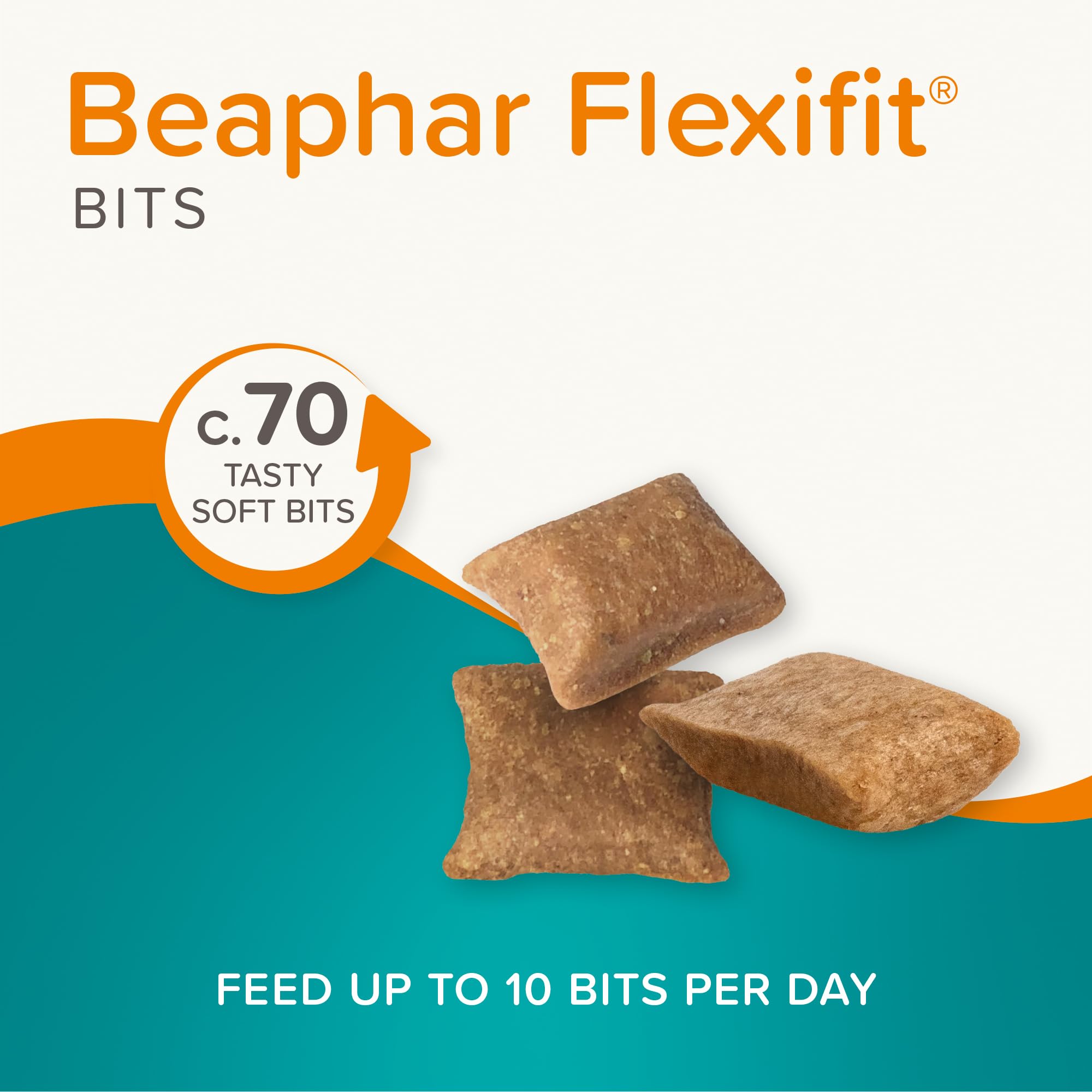 Beaphar Flexifit Joint Care Bits for Cats - Supports Joint Health, Mobility & Strong Bones | 35g 3