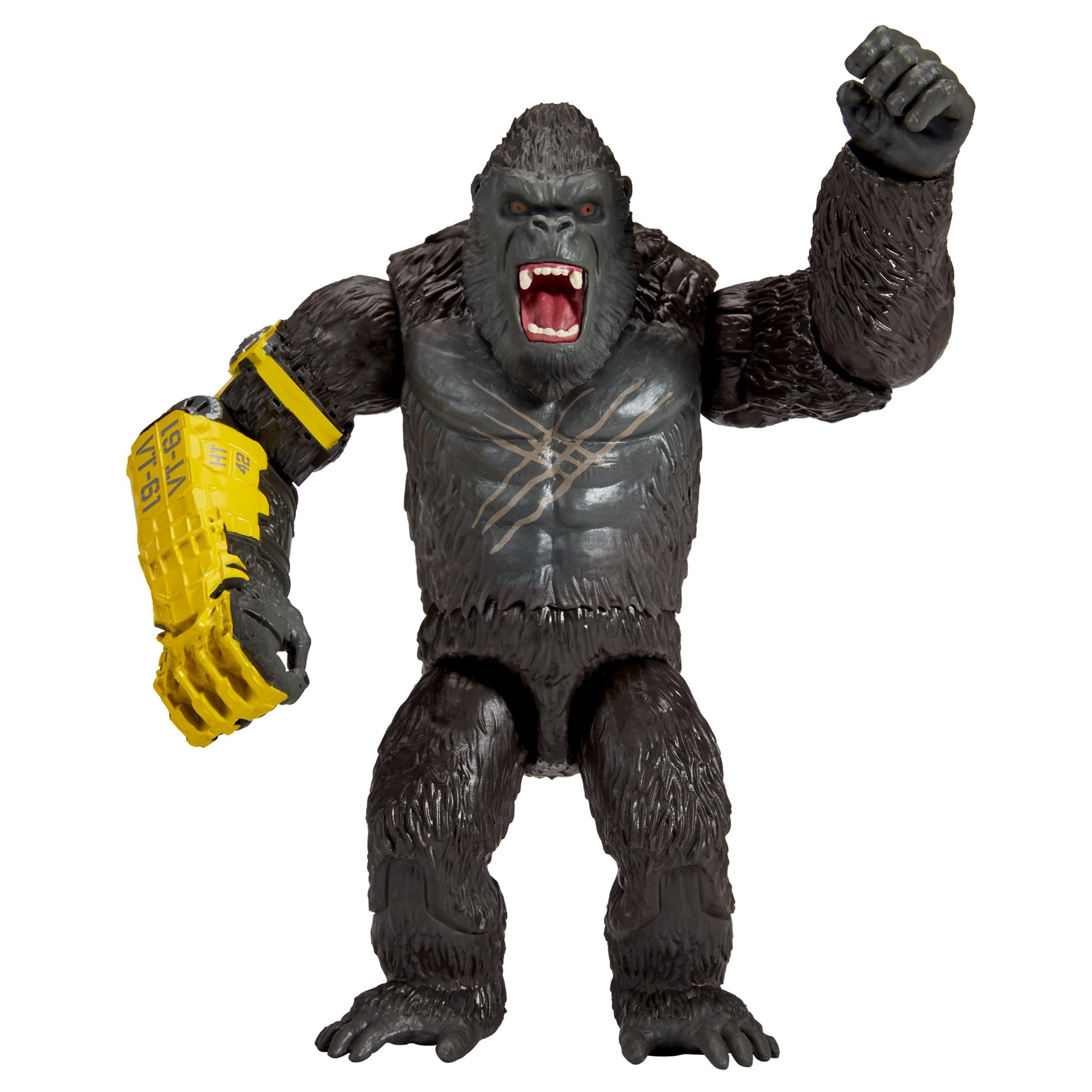 MonsterVerse Godzilla x Kong - 6-Inch Kong Action Figure with B.E.A.S.T Glove | Highly Articulated | Ages 4+
