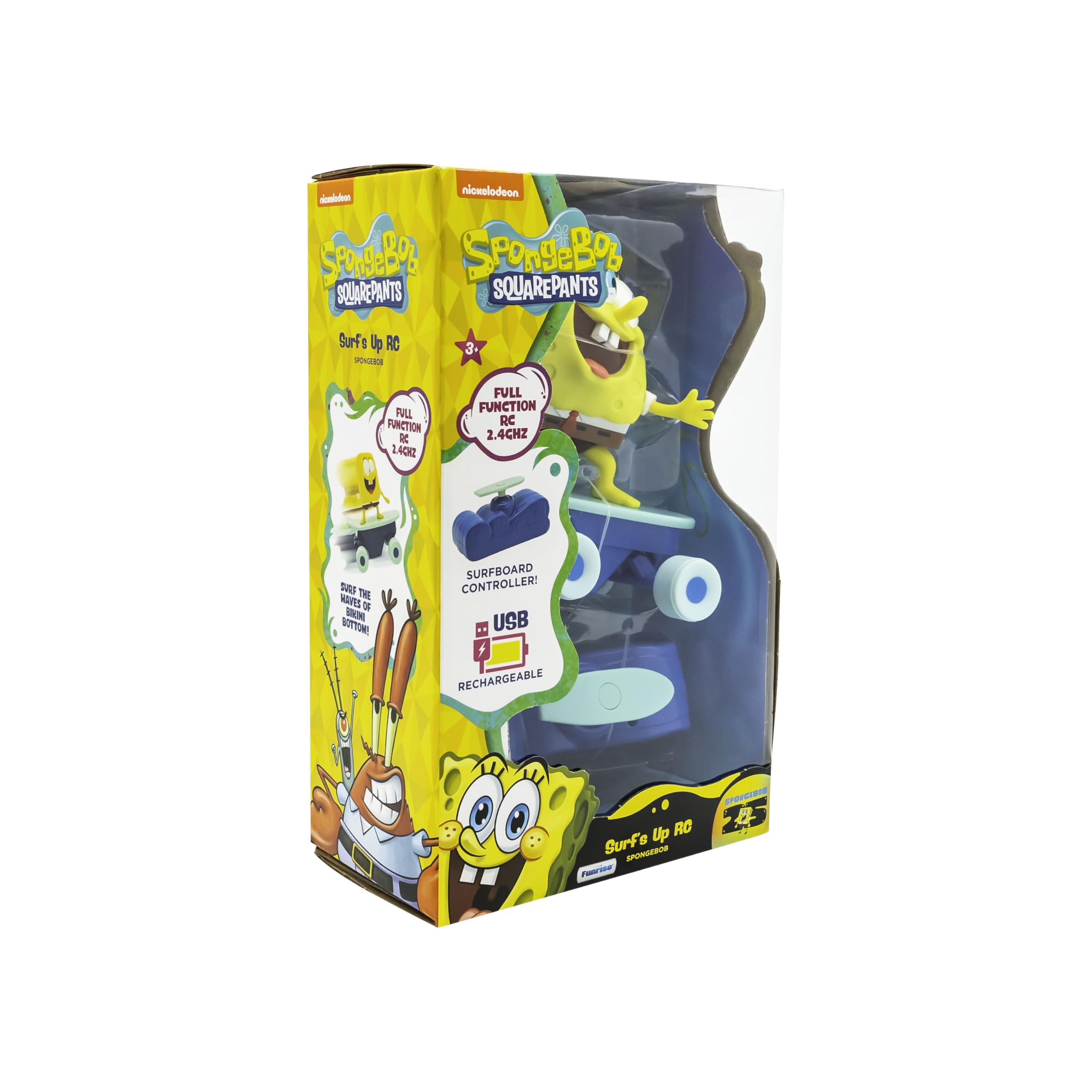 SpongeBob SquarePants Surf's Up RC Vehicle - Remote-Controlled Surfing Action, Ages 5+ 12
