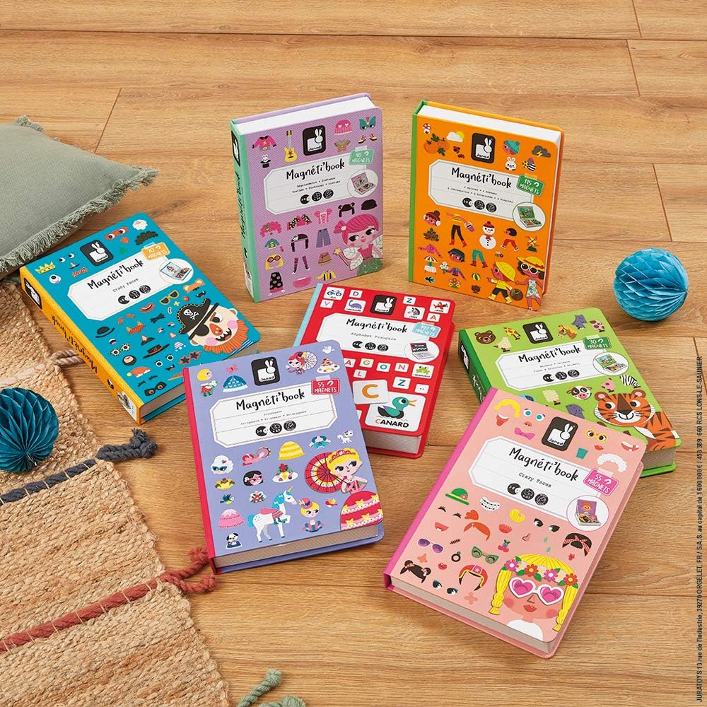 Janod Magneti'Book Costumes Magnetic Playset - Educational Fashion Game for Girls, Ages 3-8 7