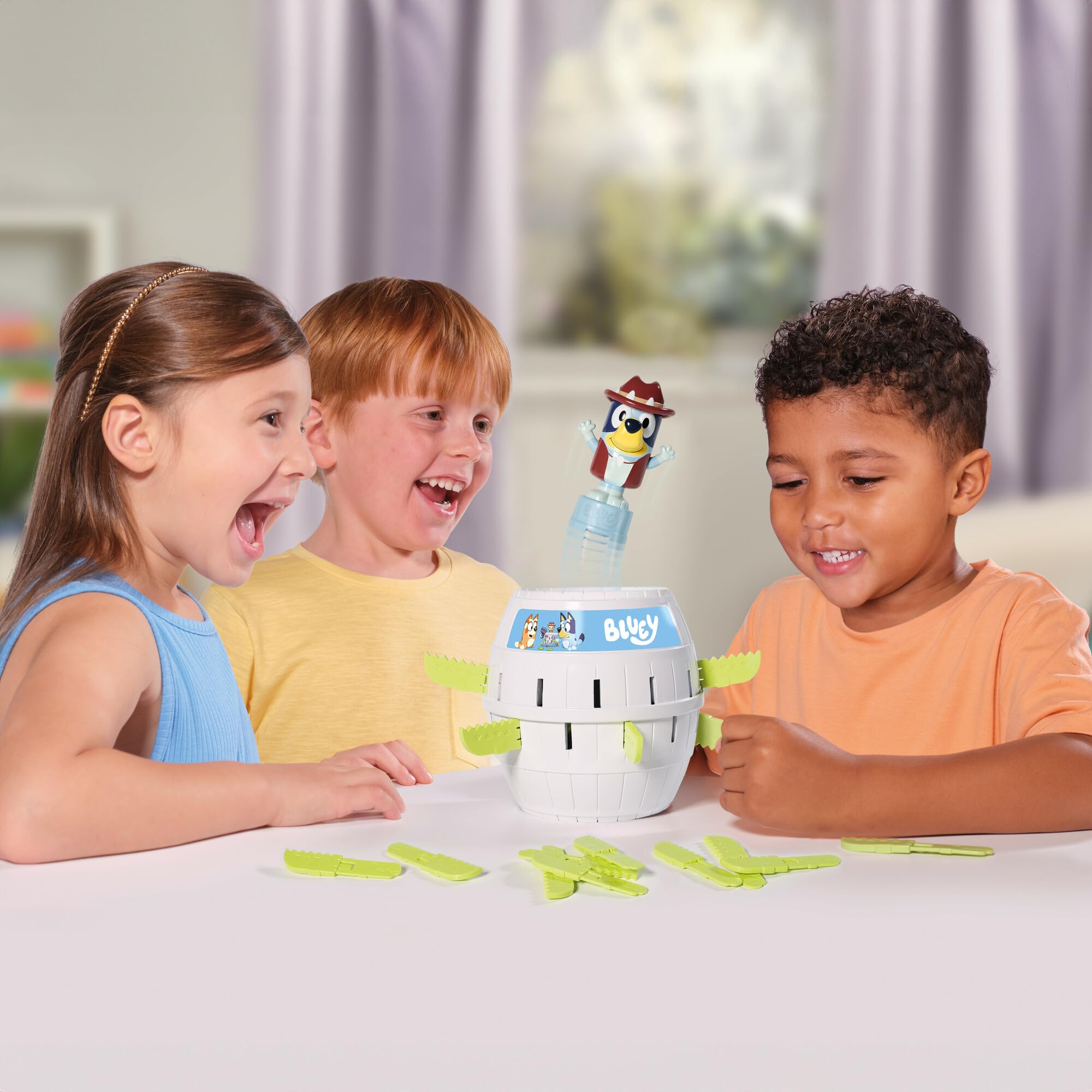 TOMY Pop Up Bluey - Official Bluey Board Game for Kids 4+ - 2 to 4 Player Family Game 2