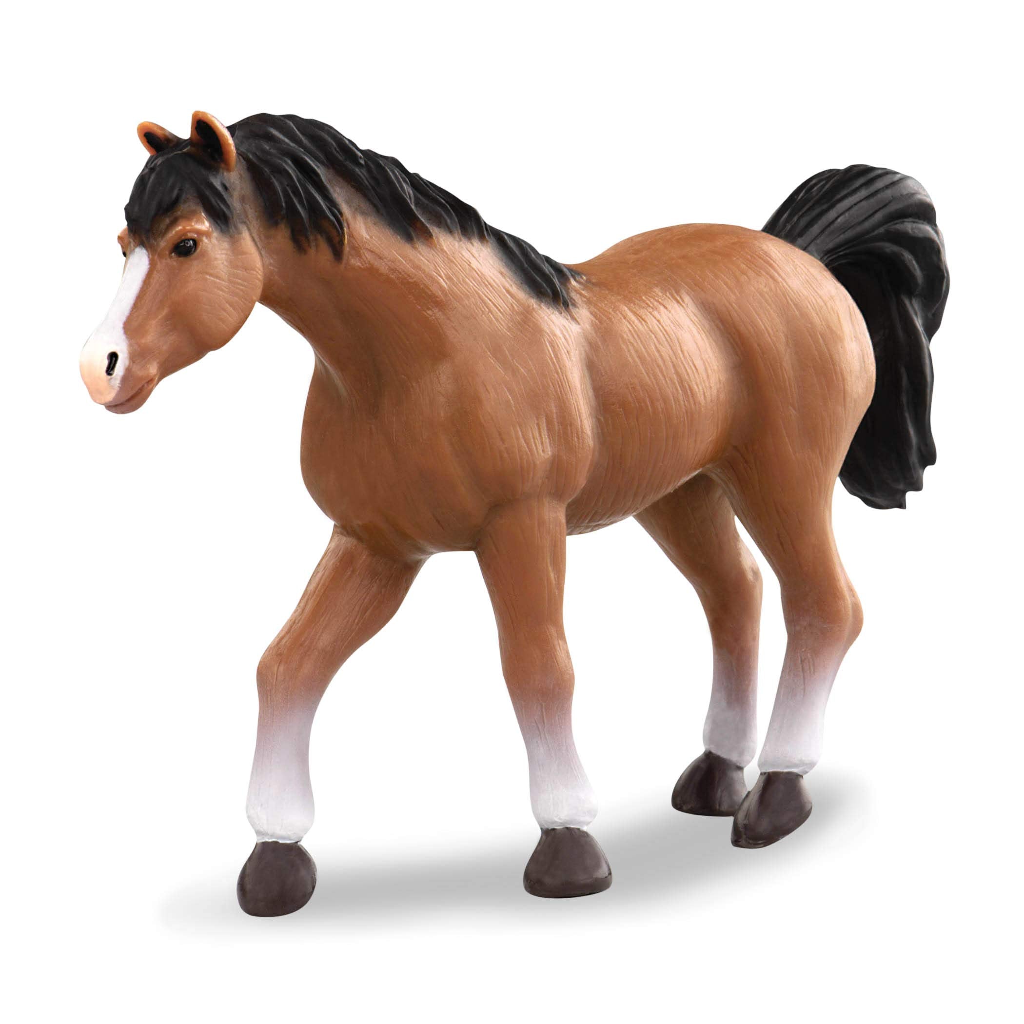 Terra by Battat 6-Piece Realistic Horse Figurines Set - 6-Inch Plastic Animal Play Figures for Kids 3+ 4