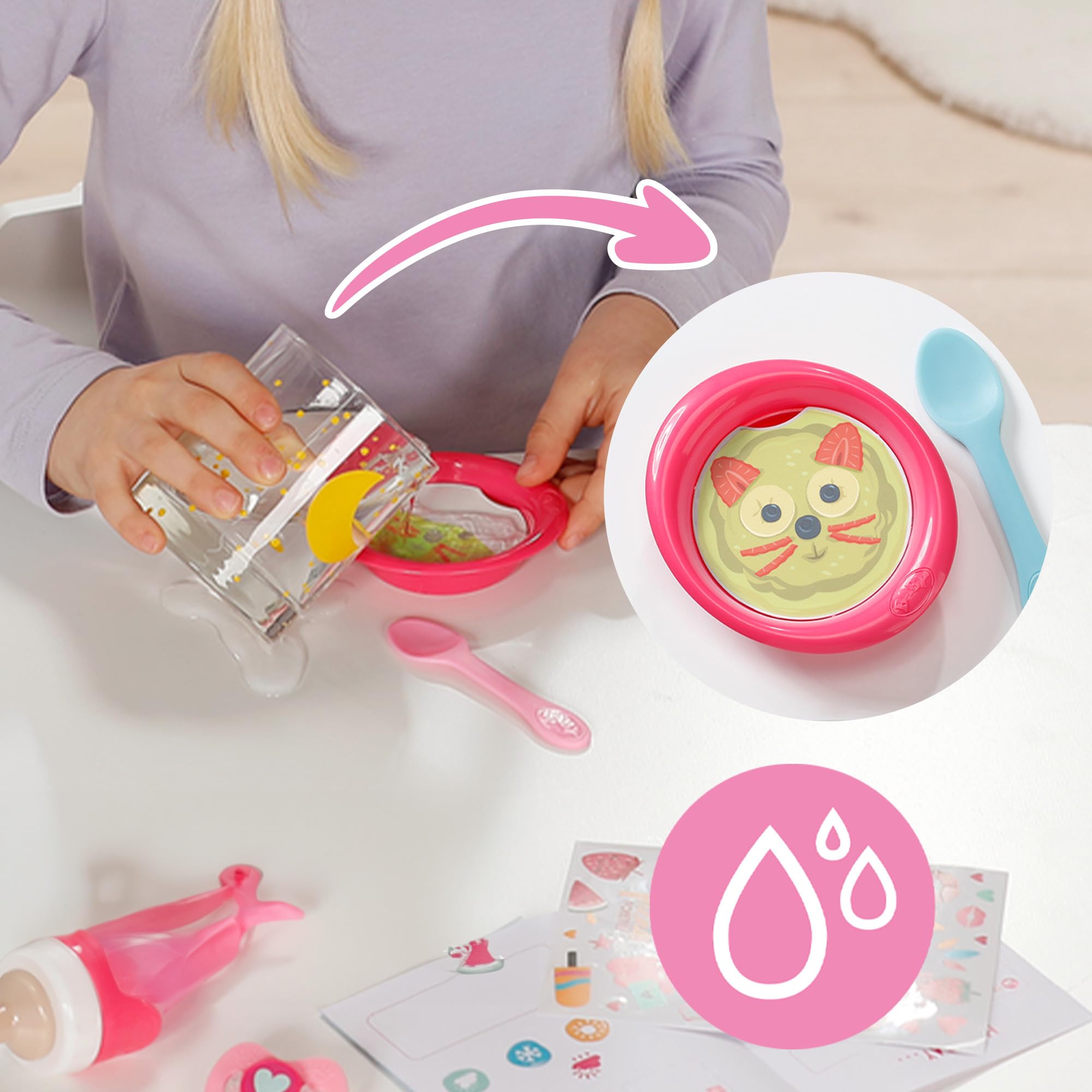 BABY born Emma - 43cm Interactive Baby Doll with 10 Functions & Accessories for Kids 16