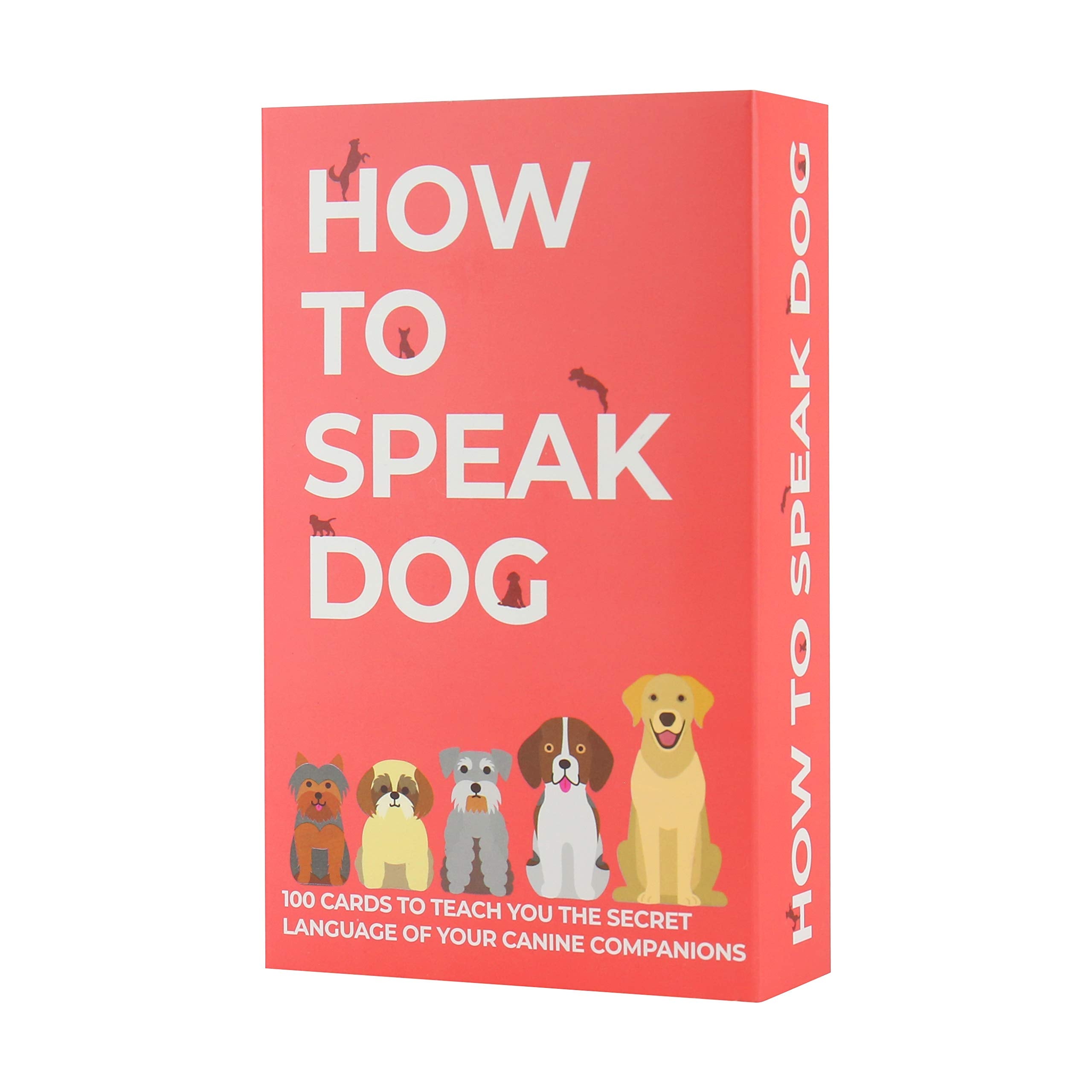 Gift Republic Dog Behaviour Cards - 100 Cards for Understanding Dog Language | Unisex Adult