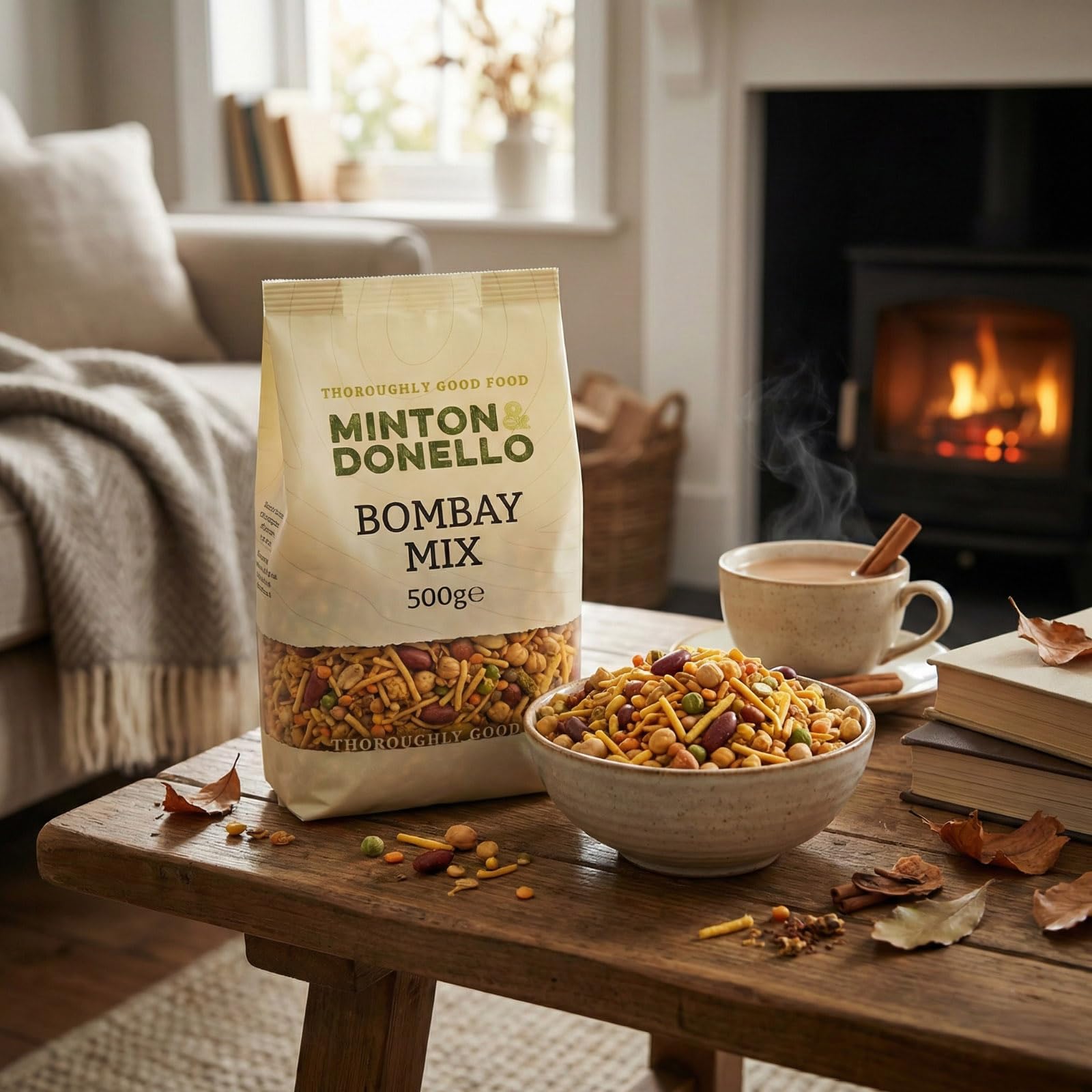 Minton & Donello Bombay Mix - Authentic Indian Savoury Snack | 500g