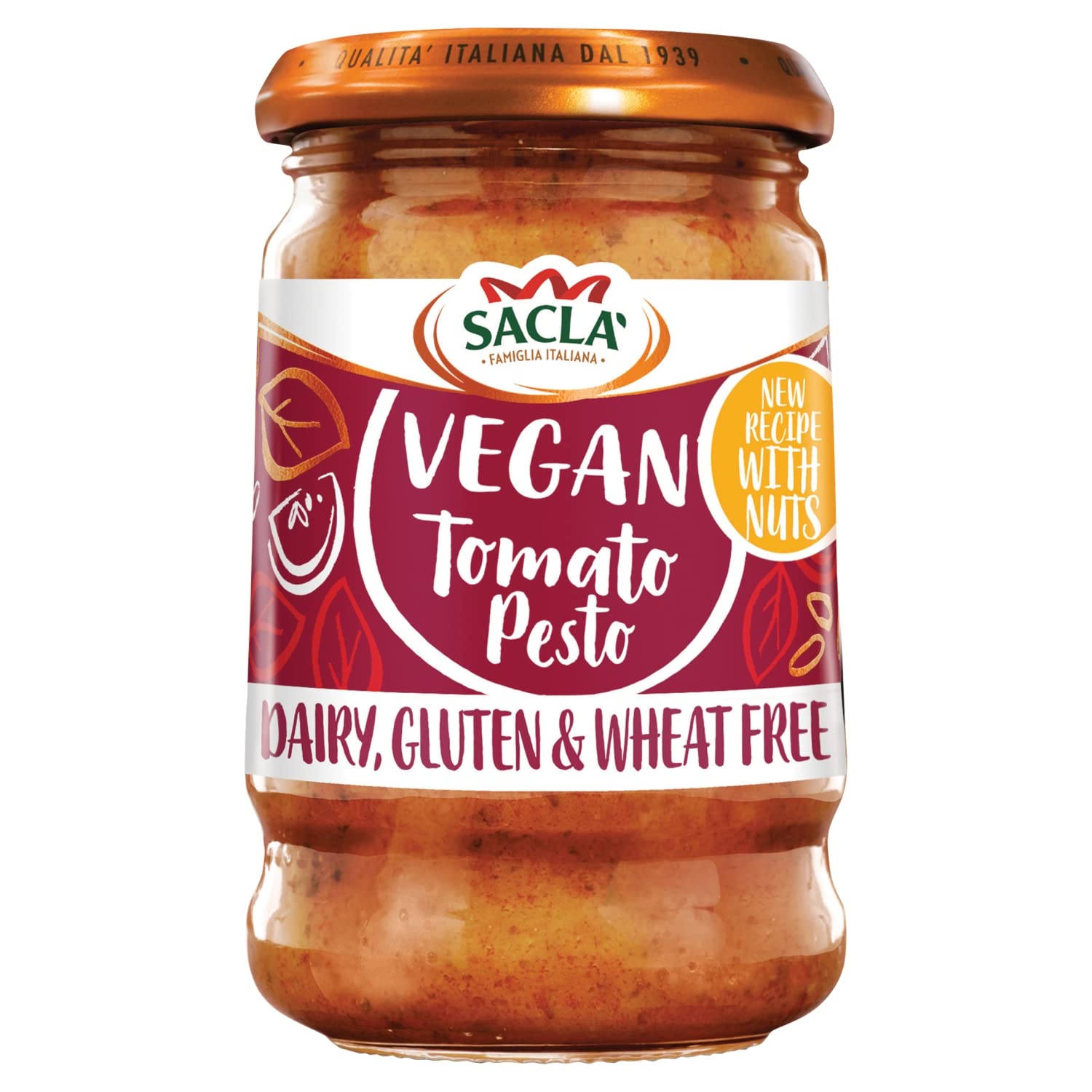 Sacla - Free From Tomato Pesto 190g 1