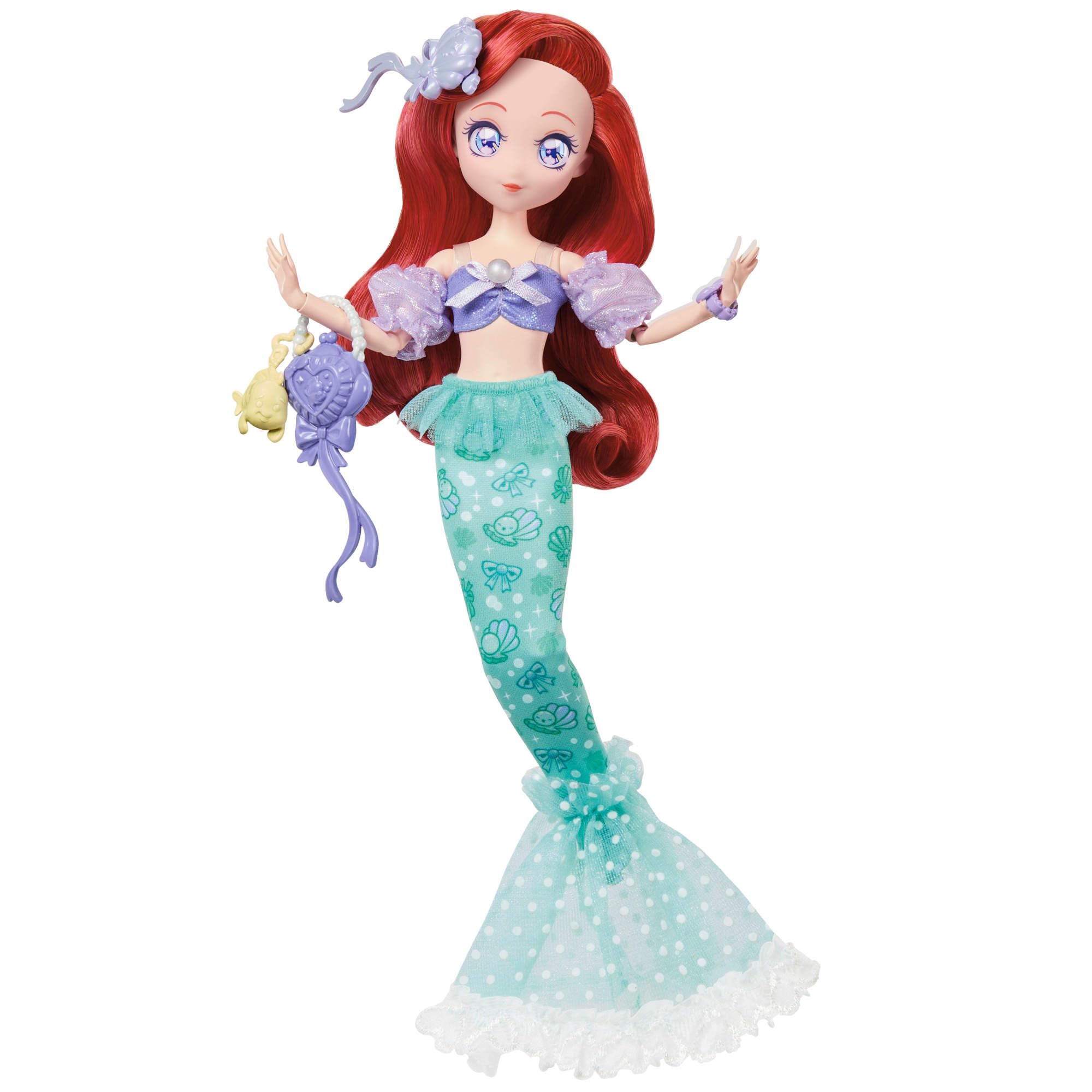 Mattel Disney Collector Princess Ariel Manga Doll - 9 Inch, Posable, Multicolor 5