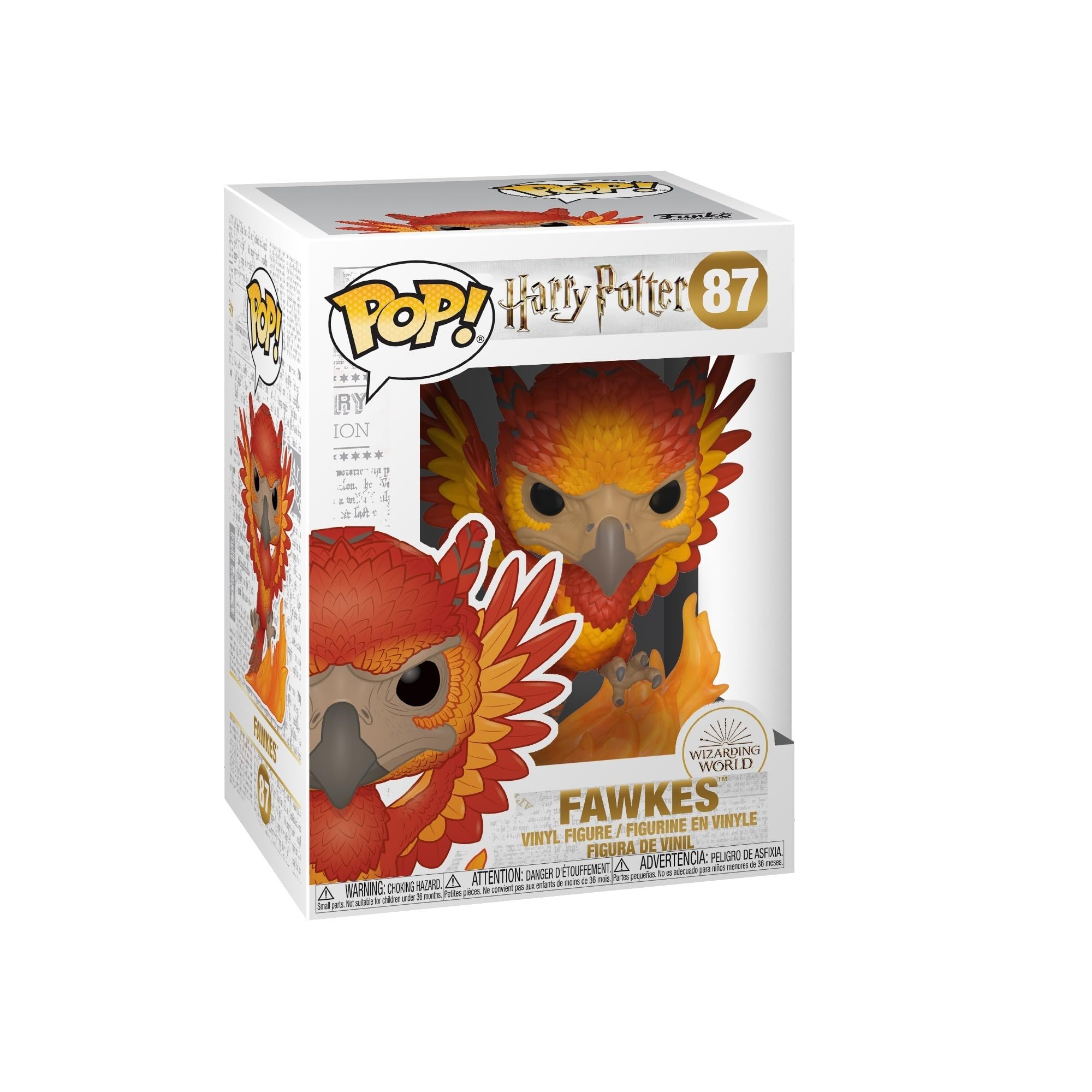 Funko POP! Harry Potter: Fawkes Collectable Vinyl Figure Model for Display