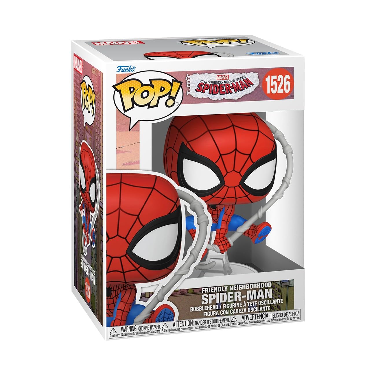 Funko Pop! Doctor Strange - Friendly Neighborhood Spider-Man (Final Suit) Vinyl Figure | 3.75 Inches