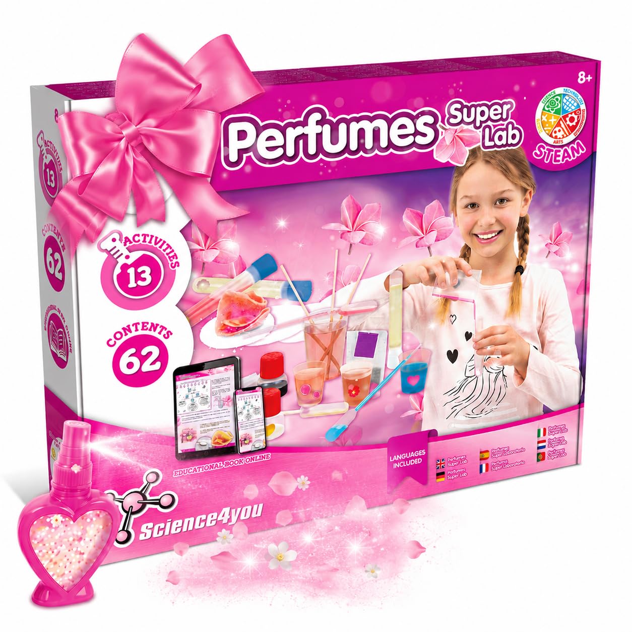 Science4you Perfume Super Lab for Kids +8 Years | 13 Experiments | 63 Contents
