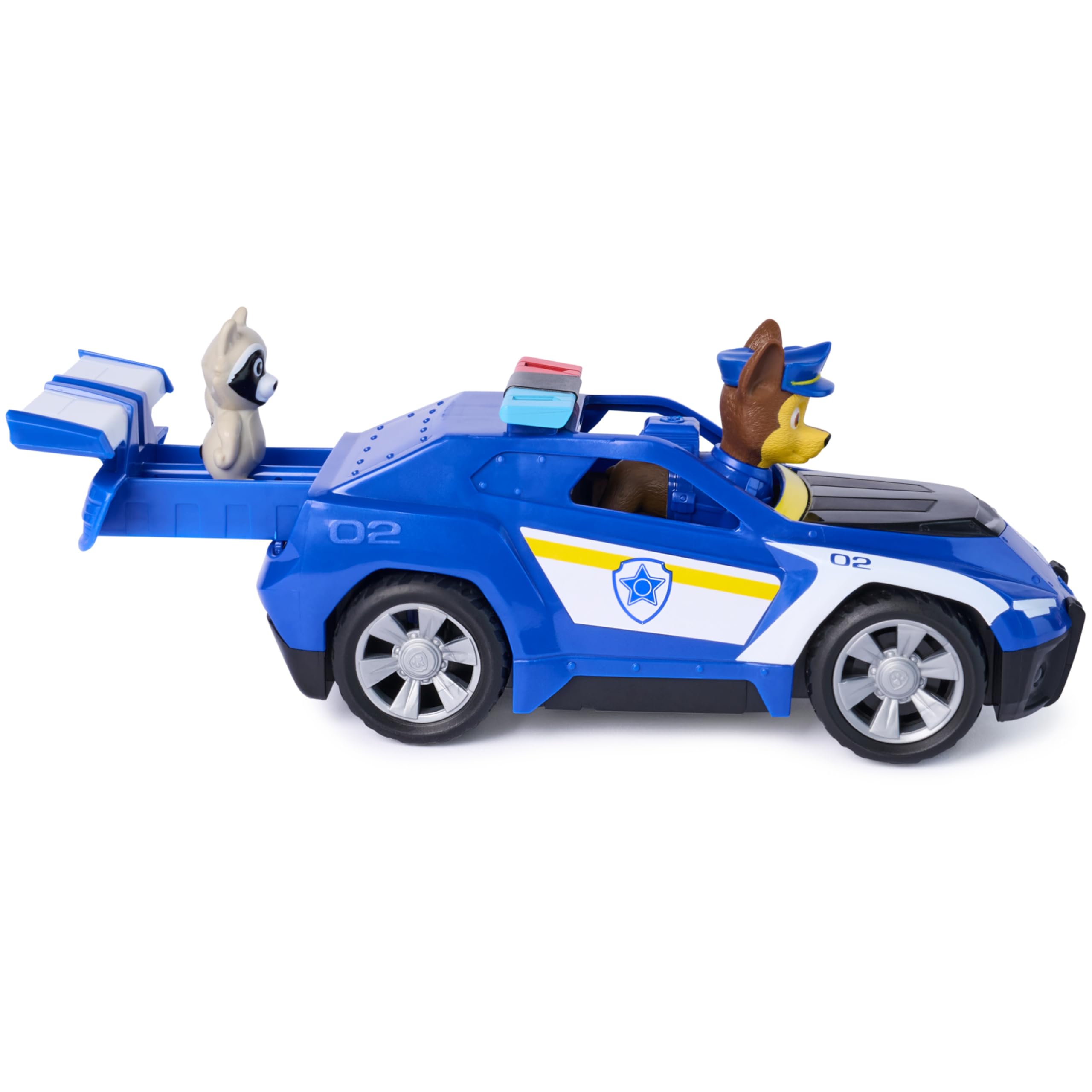 Paw Patrol Search & Rescue Chase Rescue Cruiser Vehicle with 2 Figures | Pull-Back Action | Ages 3-9 6