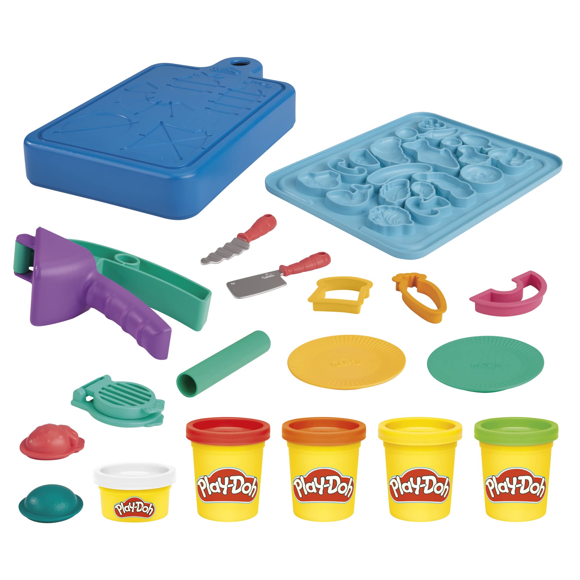 Play-Doh Little Chef Starter Set - 14-Piece Kitchen Playset for Ages 3+ 1