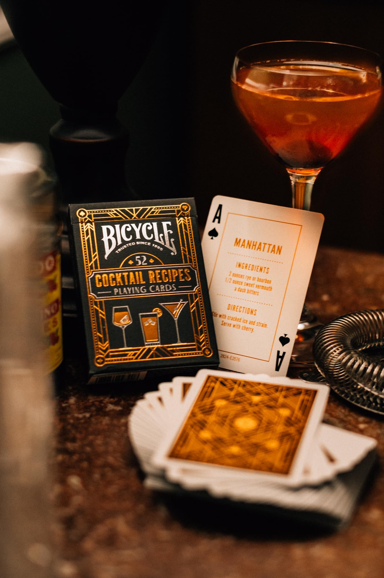 Bicycle Cocktail Playing Cards Deck with 52 Cocktail Recipes 3