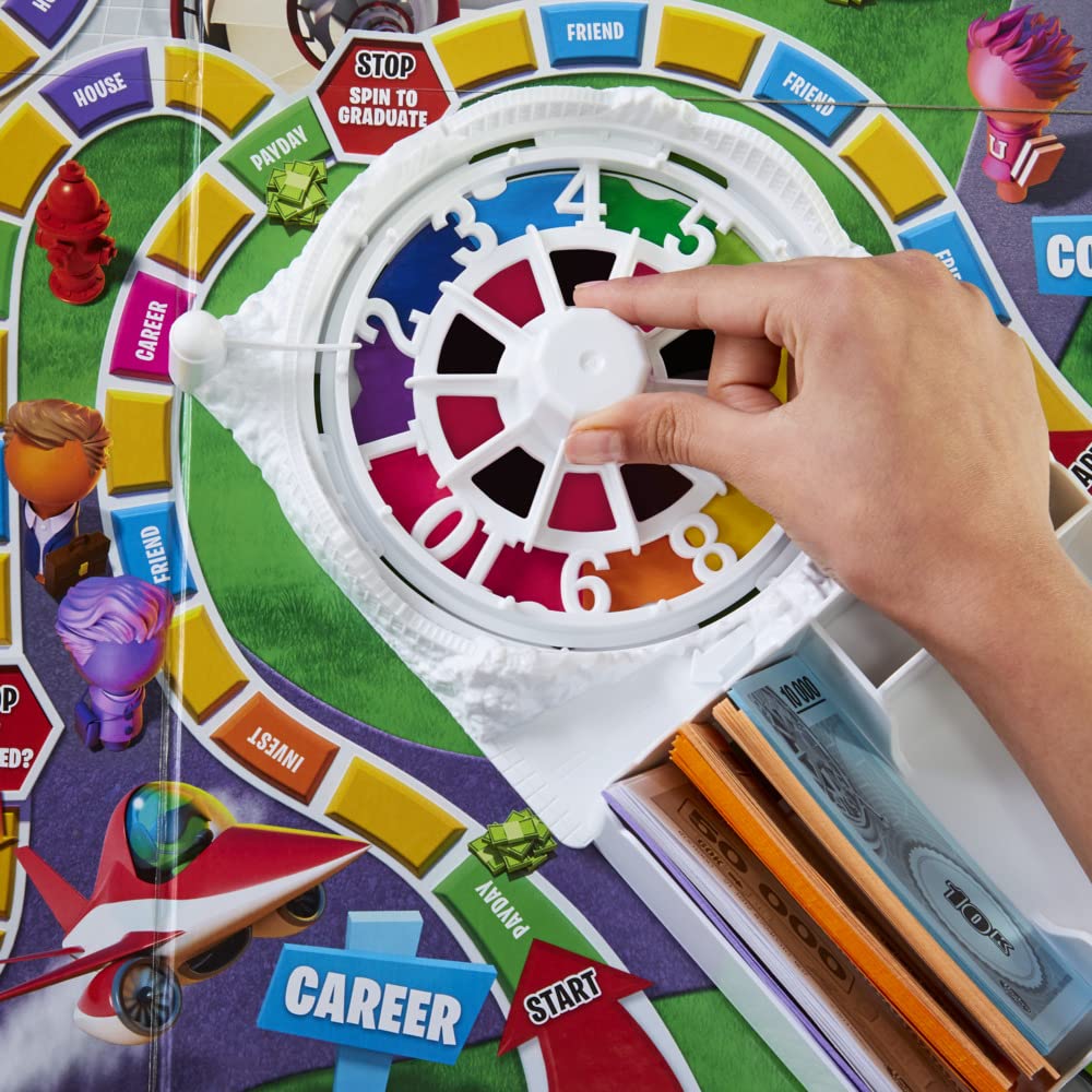 Hasbro Gaming The Game of Life Family Board Game for 2-4 Players Ages 8+ 6