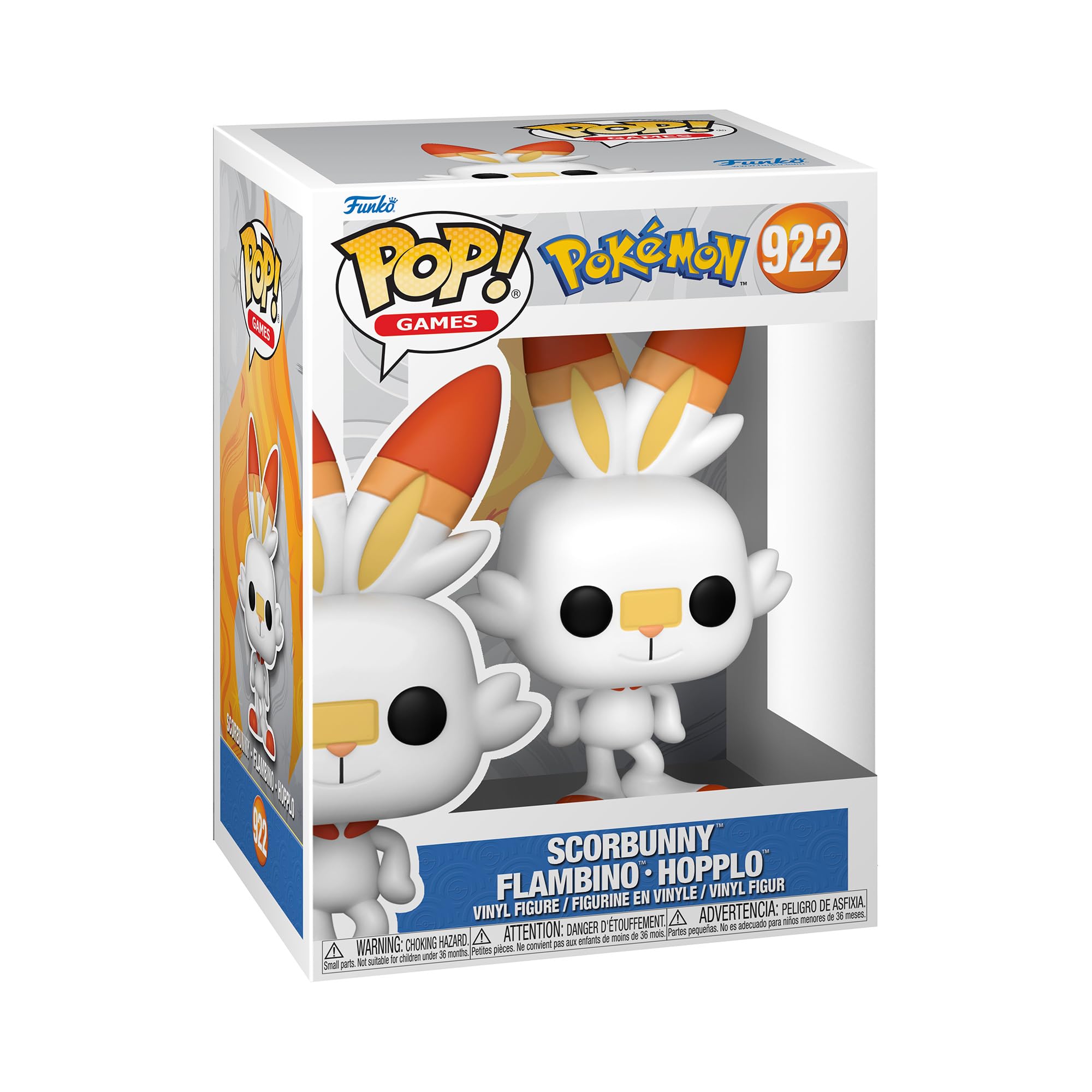Funko POP! Games: Pokemon - Scorbunny Collectable Vinyl Figure | 3.75 Inches | Red 1