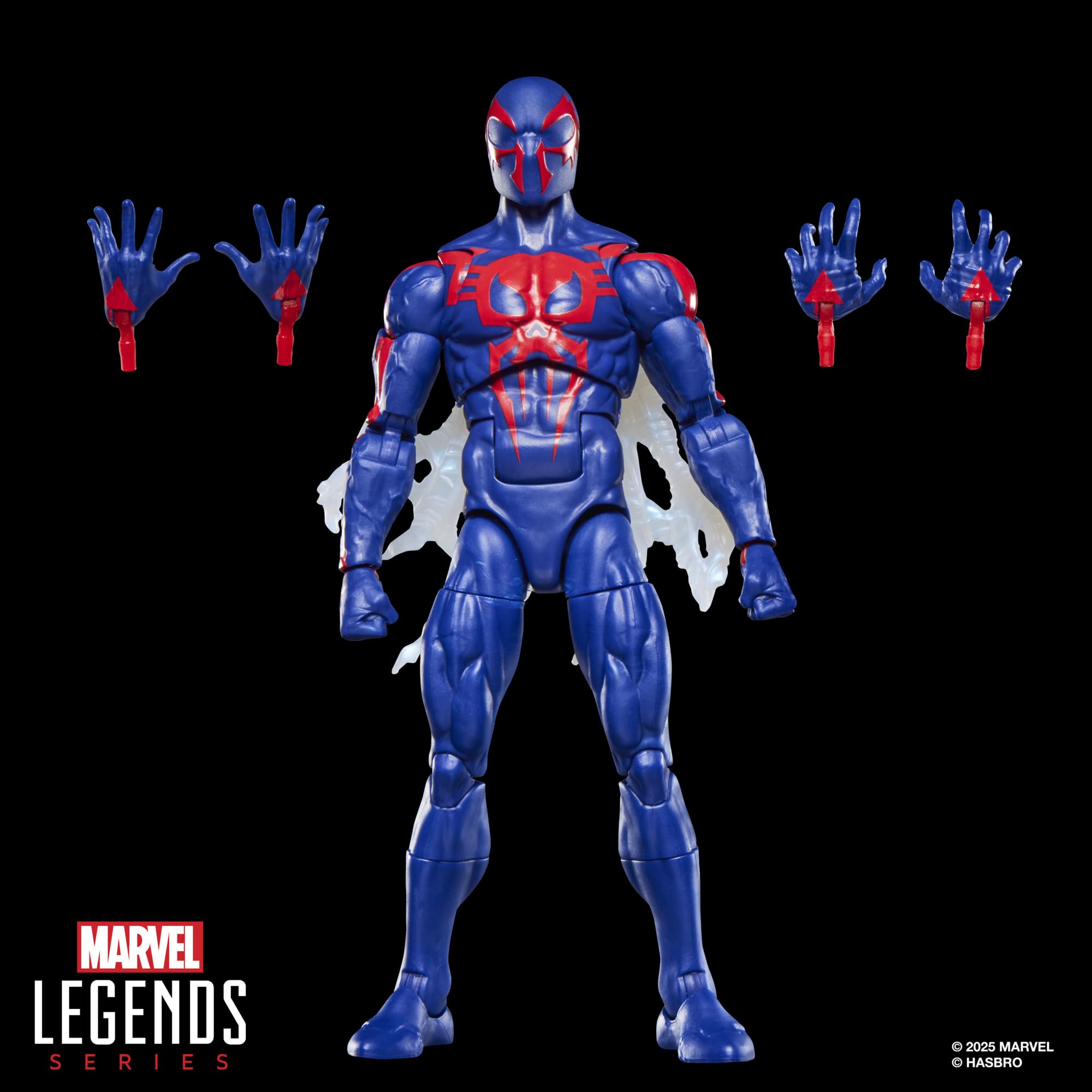 SPIDER-MAN Marvel Legends Series Spider-Man 2099 Retro Cardback Action Figure | 6 Inch 2