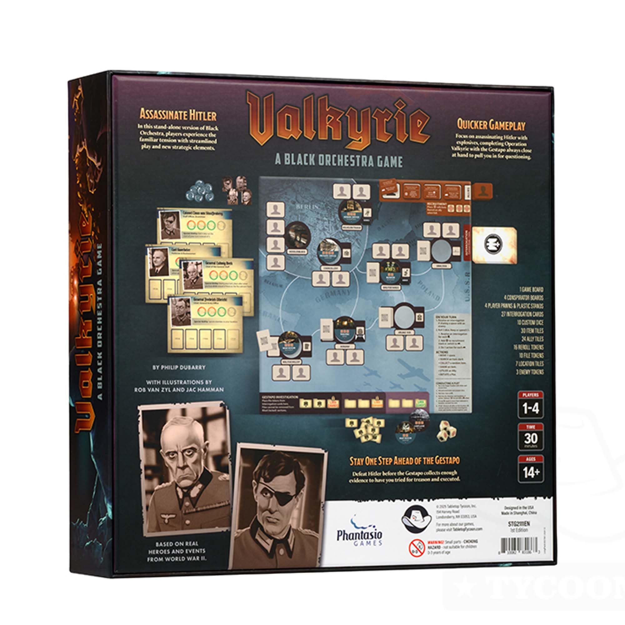 Starling Games Valkyrie: A Black Orchestra Game | Wargame | 4 Players | 30 Minutes 2