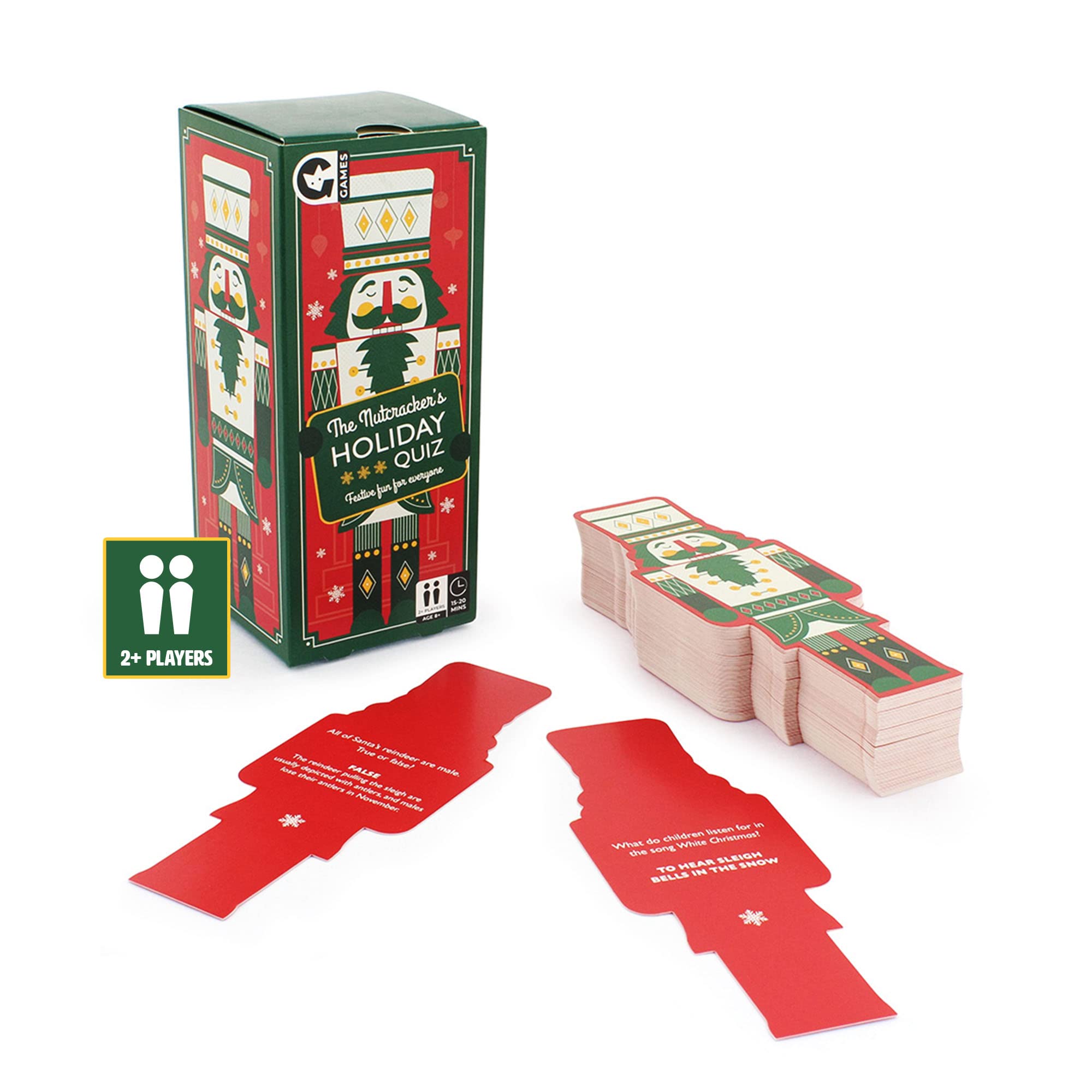 Ginger Fox The Nutcracker’s Holiday Quiz Trivia Card Game | Ages 8+ | 2+ Players | 20-30 Min 1