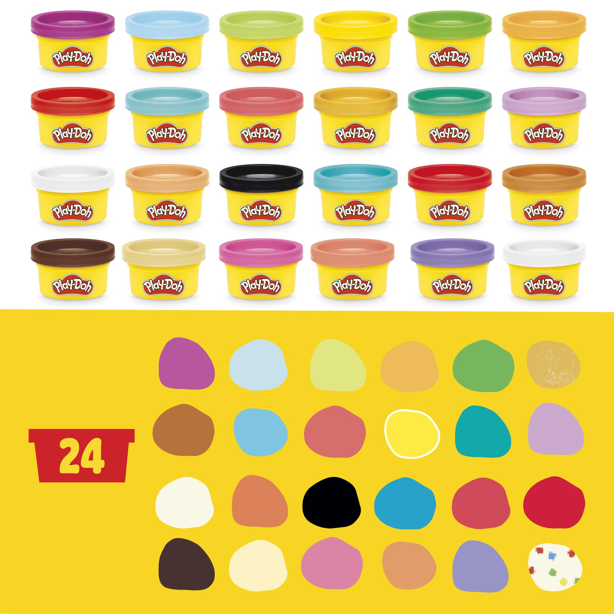 Play-Doh Holiday Advent Calendar - 24 Days of Creative Play for Kids 3+ 5