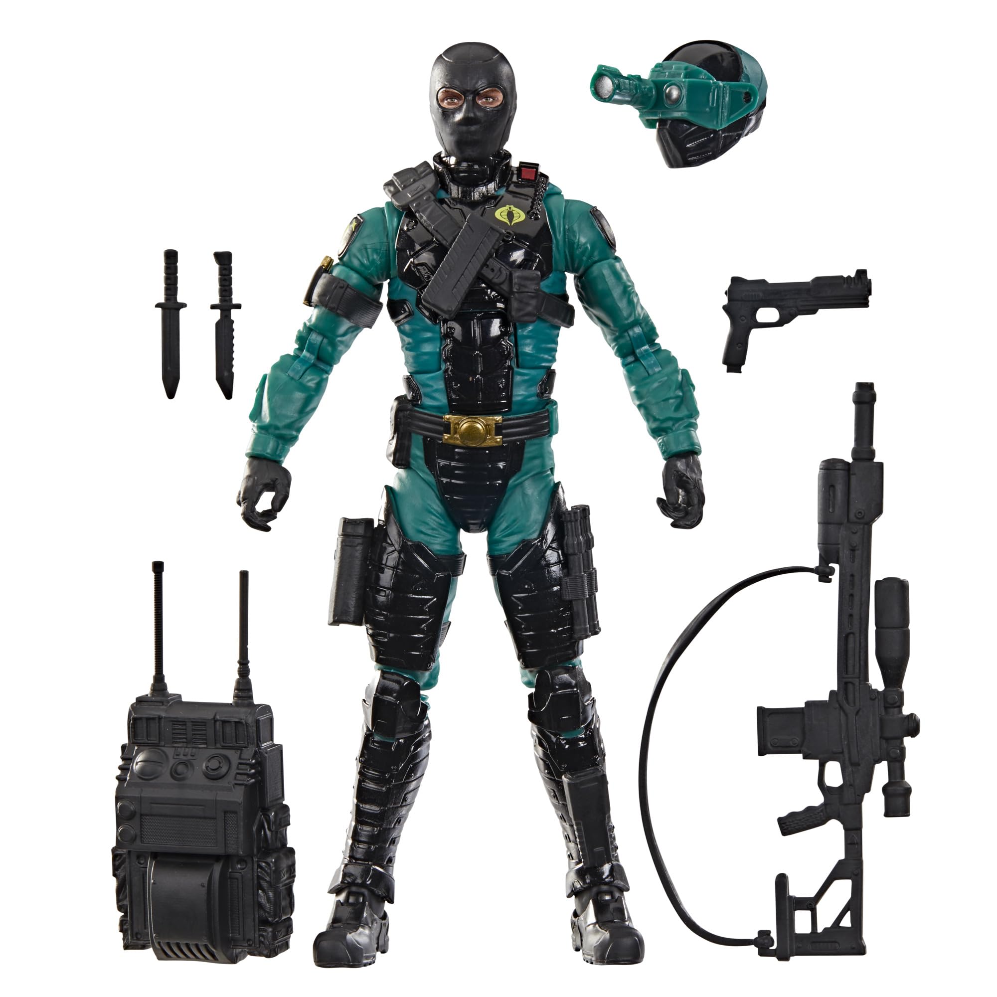 G.I. JOE Classified Series Night-Viper Action Figure #187 | 15-cm Scale | 7 Accessories