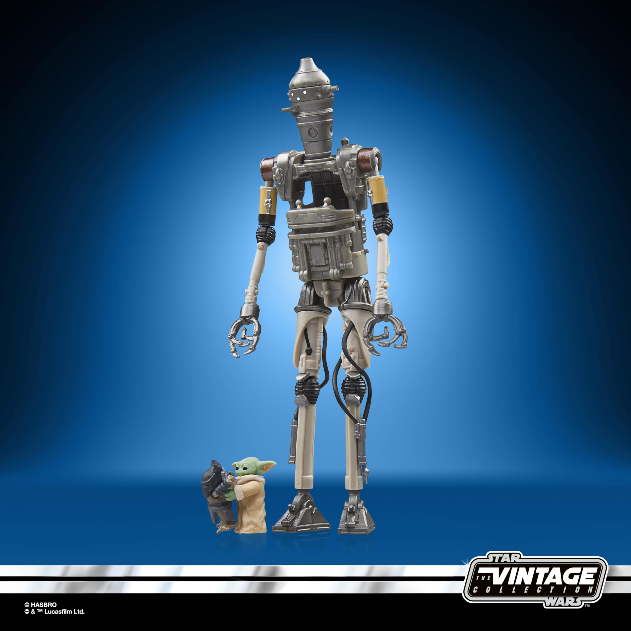 Star Wars The Vintage Collection IG-12, Grogu & Anzellan 9.5-cm Action Figure Set - Ages 4+ 5