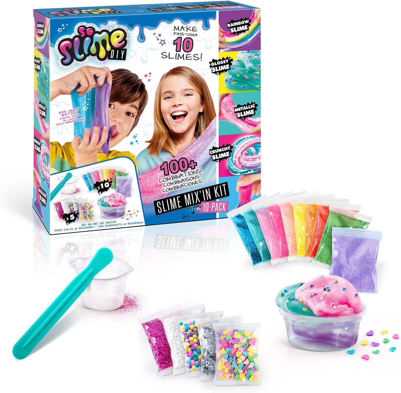 So Slime DIY Mix'in Kit 10 Pack - Create 10 Slimes with 100+ Combinations 1