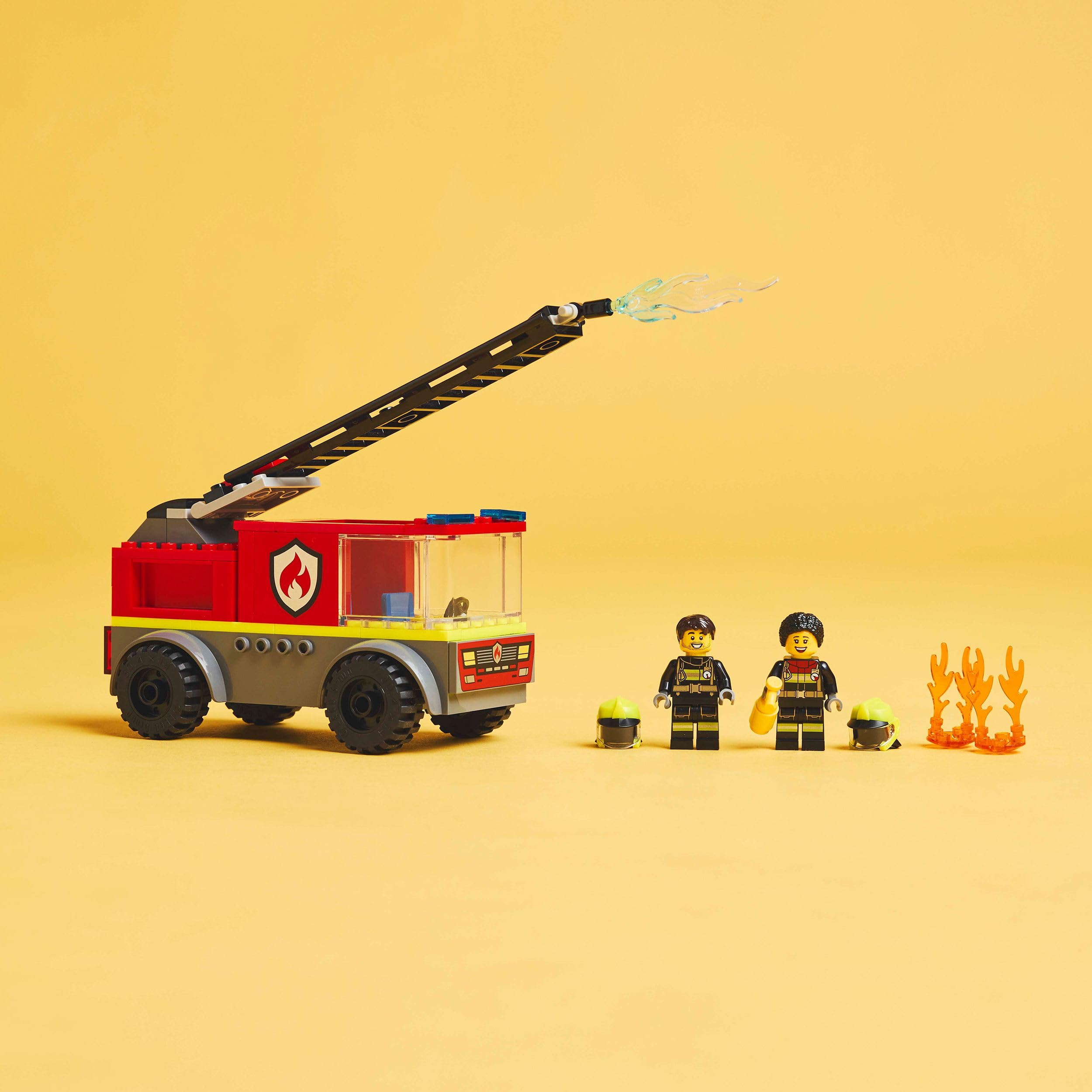 LEGO City Fire Engine with Ladder Toy - Building Set for Kids Aged 4+ 2