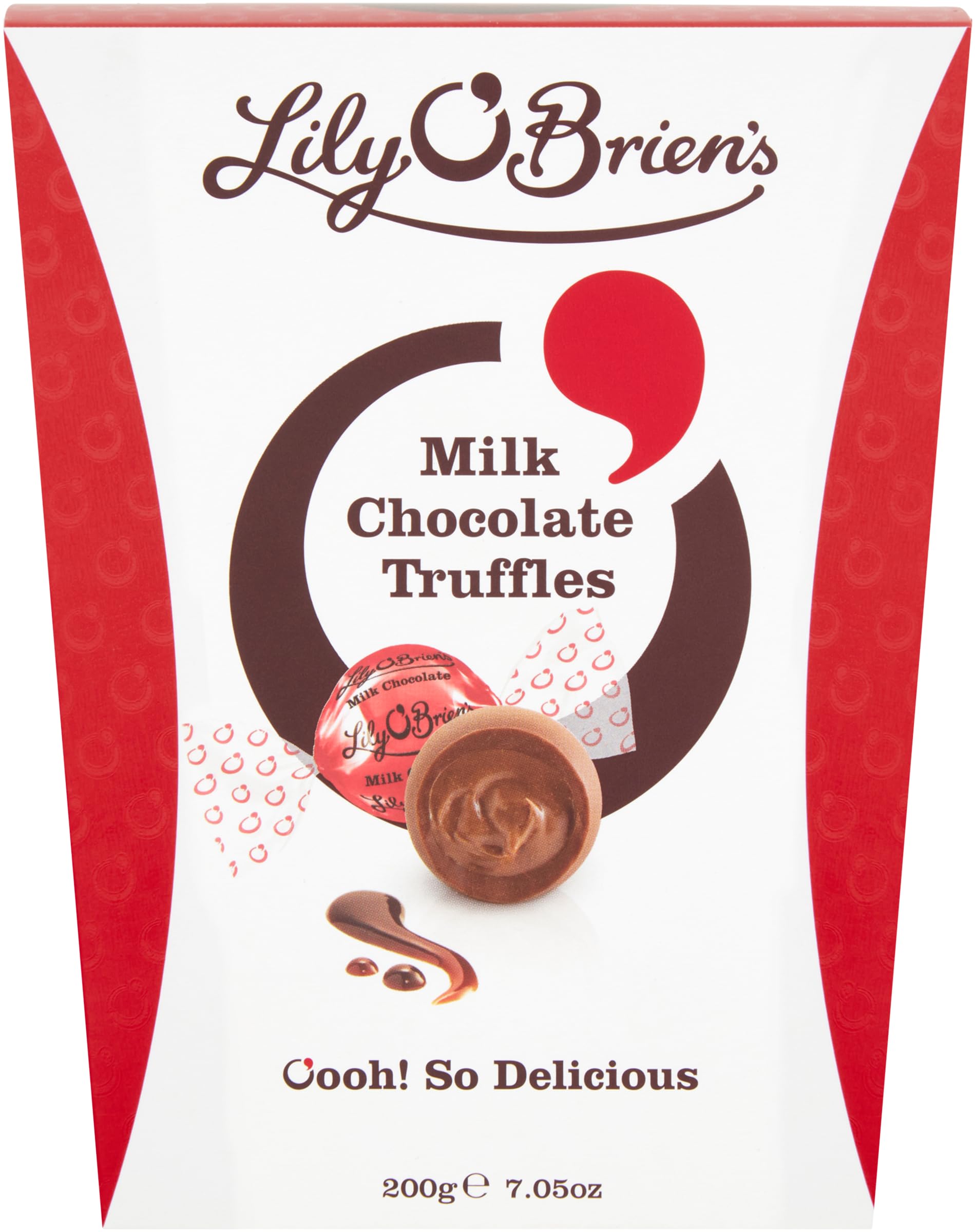 Lily O'Brien's Milk Chocolate Truffles - Silky Creamy Centre | 200g Box