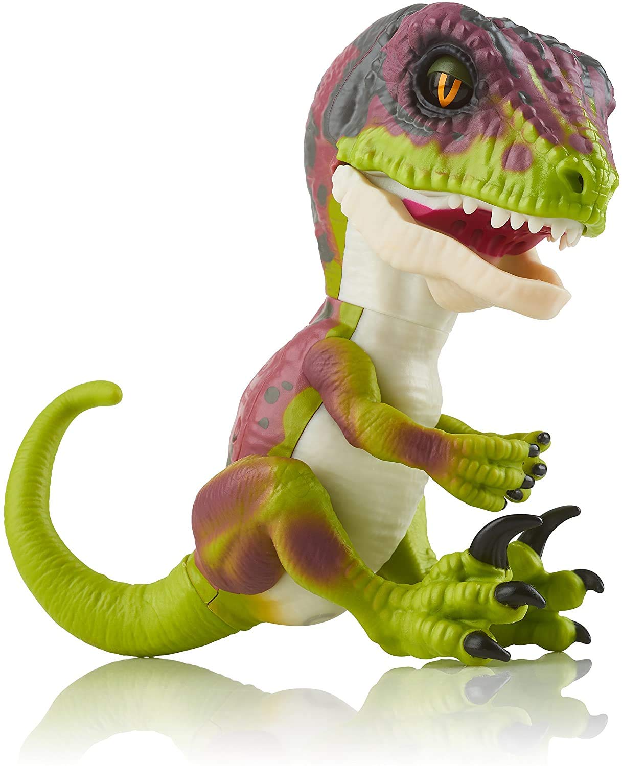 Untamed Raptor di Fingerlings - Stealth Green - Baby Dinosaur interattivo da collezione - Di WowWee 5