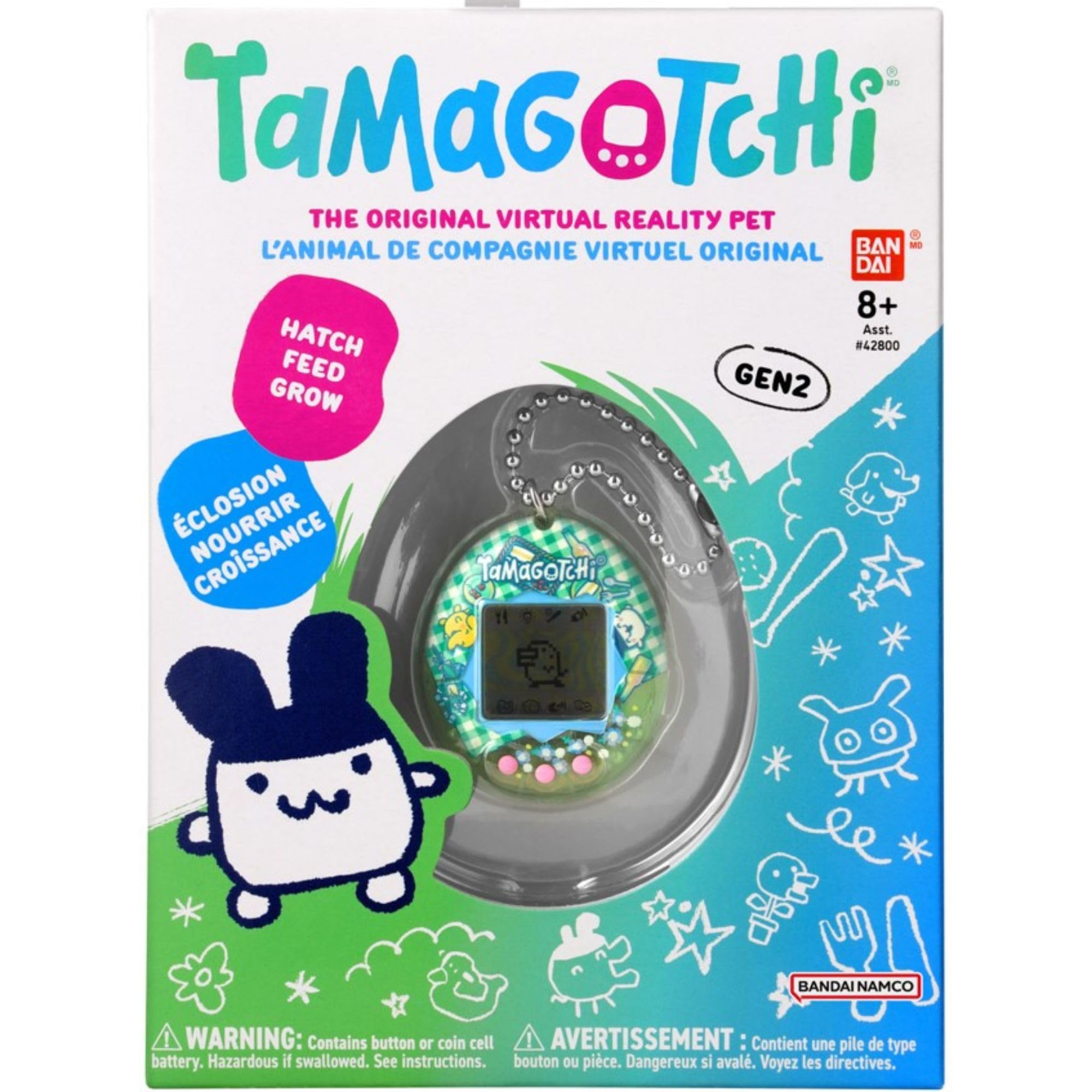 TAMAGOTCHI Bandai Original Tama Picnic Digital Pet with Gen 2 Programming 7