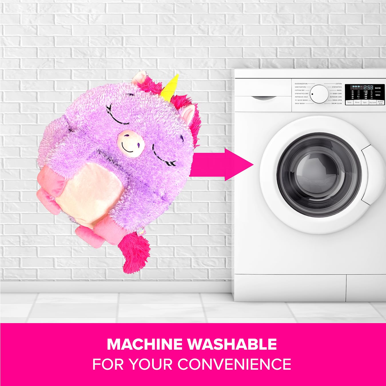 Happy Nappers Kids Sleeping Bag - Purple Unicorn - 2-in-1 Plush Toy & Sleeping Bag for Sleepovers & Camping 6