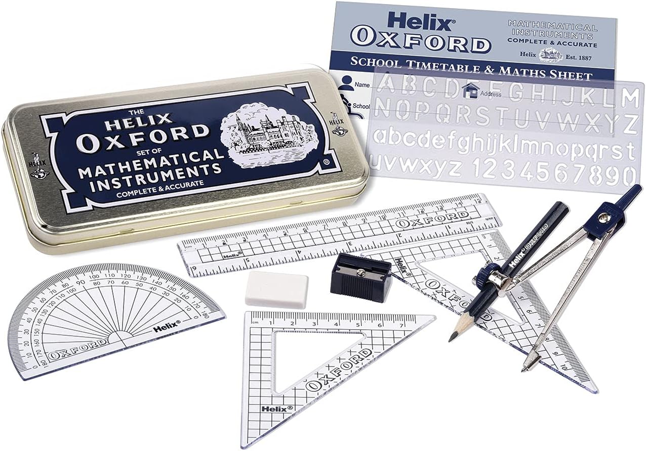 Helix Oxford Complete Back to School Stationery Set, Oxford Blue 3