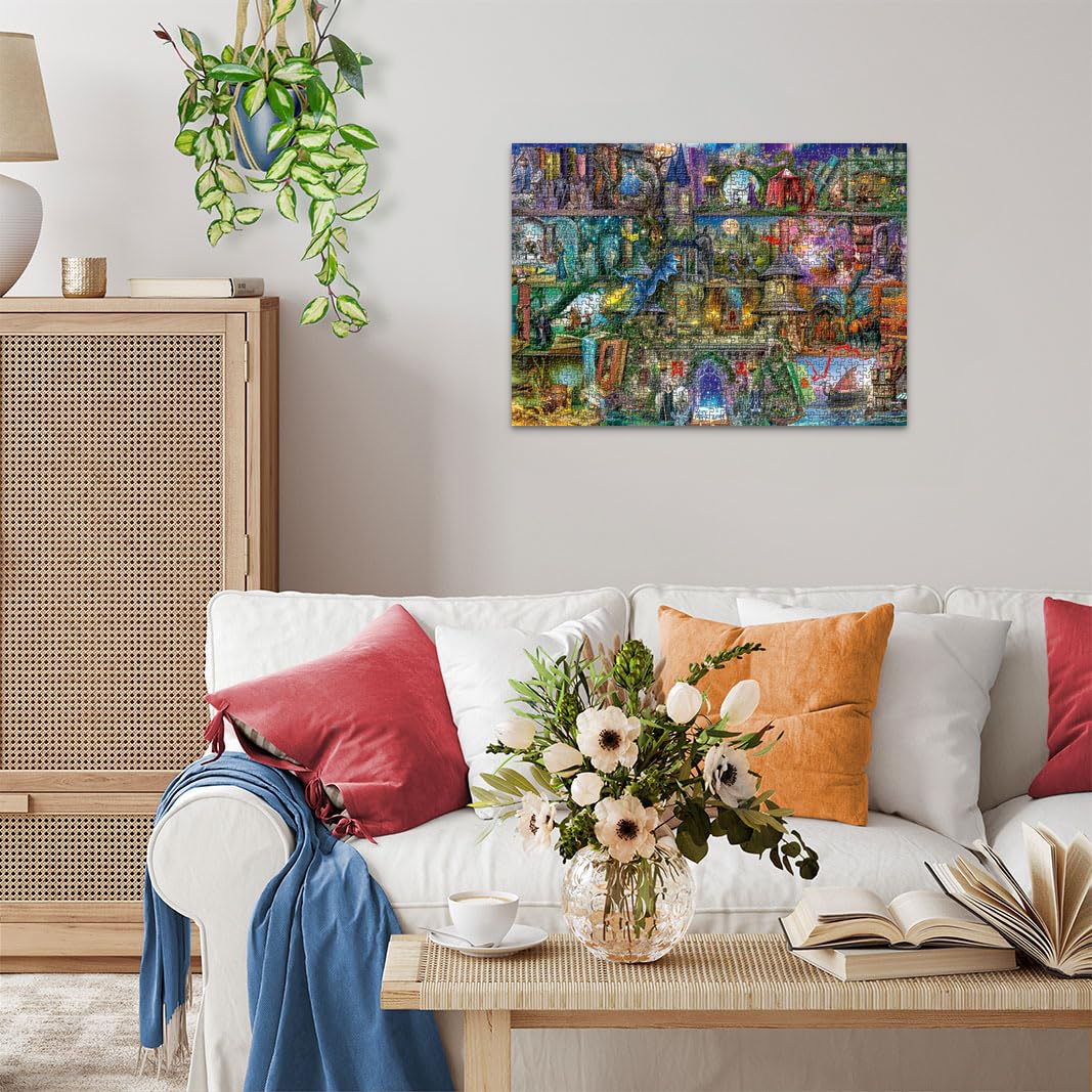 Ravensburger Aimee Stewart Myths & Legends 1000 Piece Jigsaw Puzzle - Fantasy Castle Scene for Adults & Kids 12+ 3