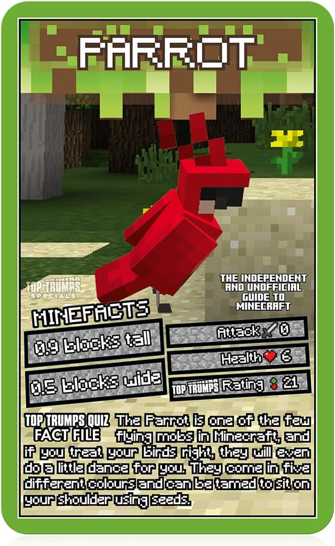 Top Trumps Minecraft Specials Card Game