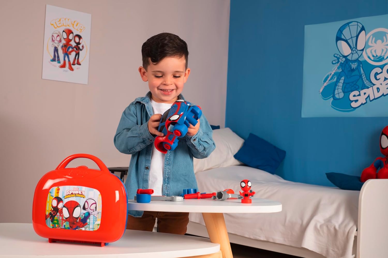 Smoby Spidey and His Amazing Friends Tool Box - Build Spidey's Crawler with Tools & Figure 7