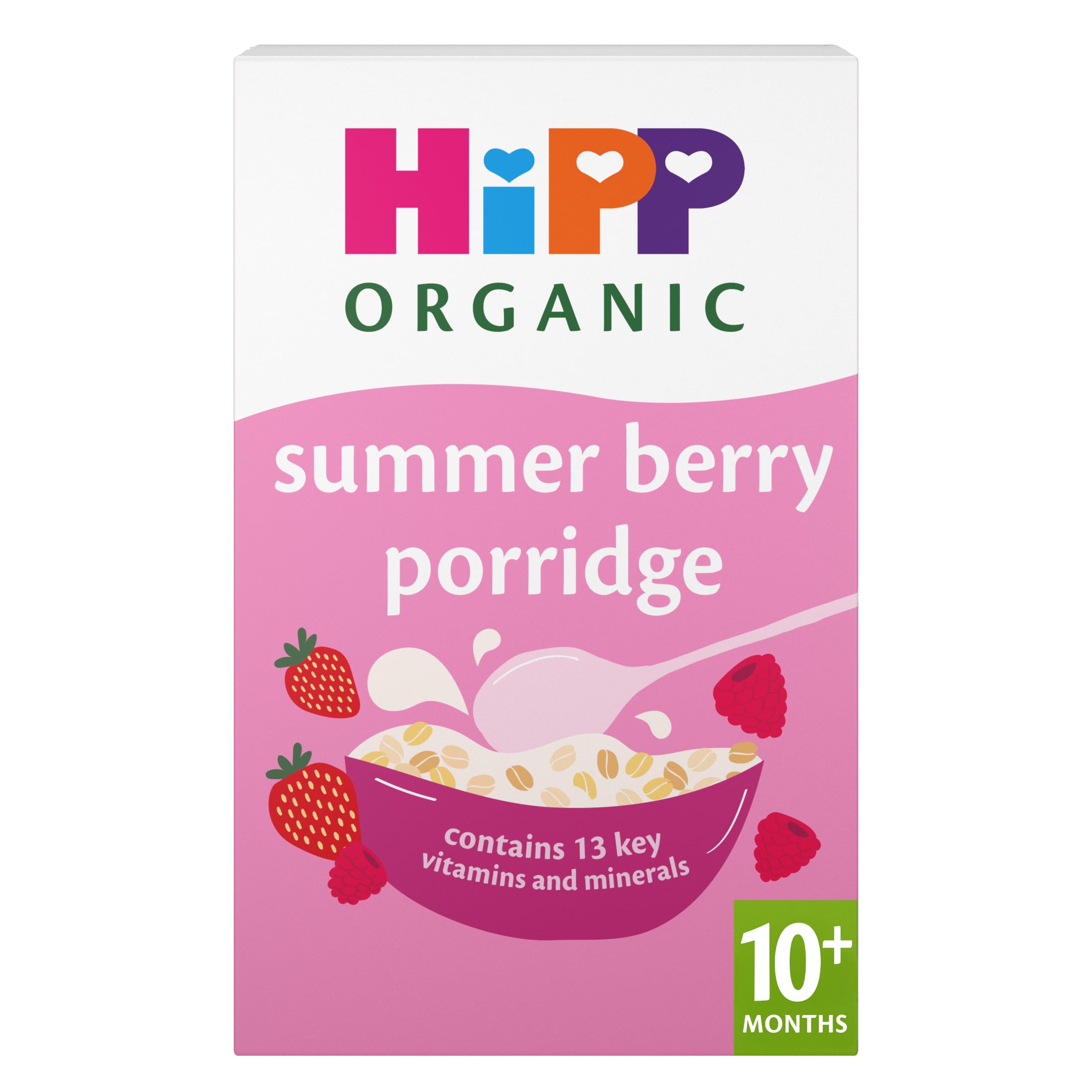 HiPP Organic Summer Berry Multigrain Porridge - 10+ Months, 200g (Pack of 4)