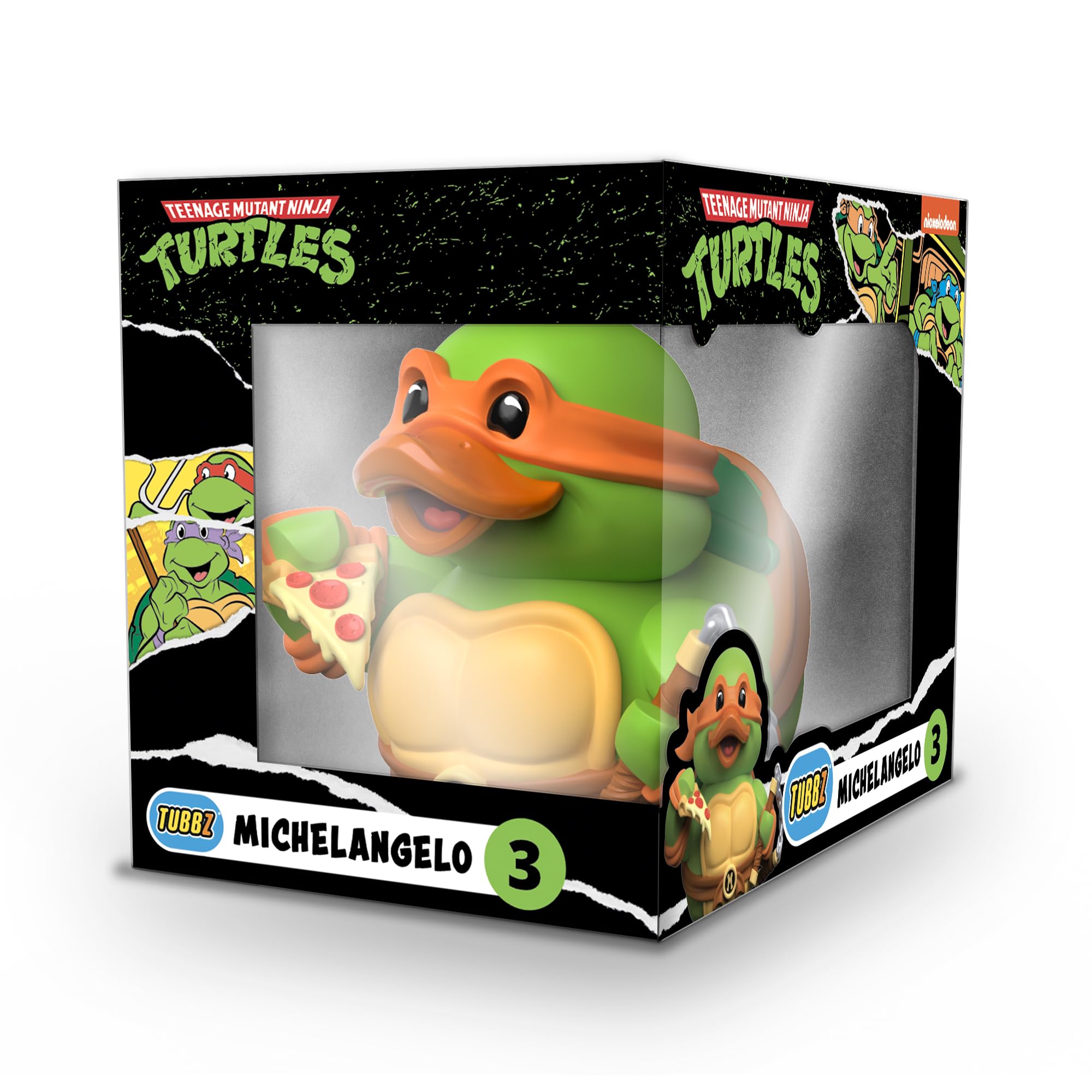 TUBBZ Michelangelo Collectible Vinyl Rubber Duck Figure | Boxed Edition | Approx 3.54 in Tall